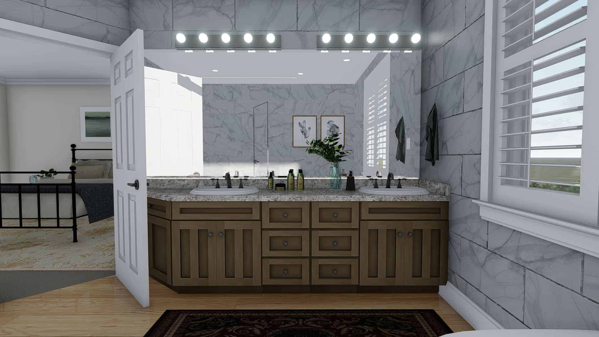 Master Bathroom: Sink/Vanity of this 3-Bedroom,10240 Sq Ft Plan -187-1190