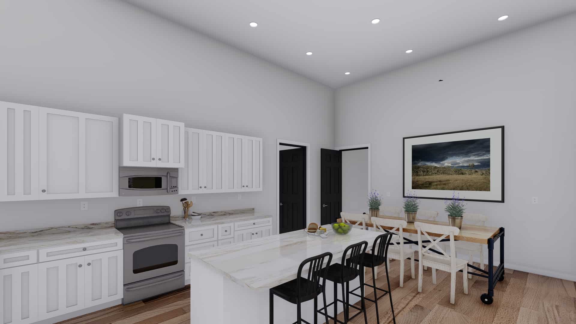 Dining Room of this 2-Bedroom,1536 Sq Ft Plan -187-1191