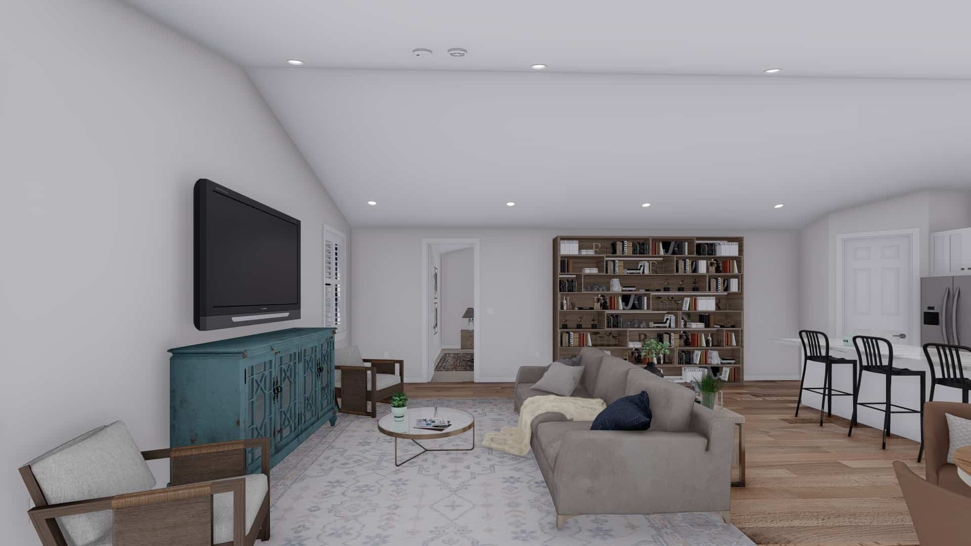 Family Room of this 2-Bedroom,1536 Sq Ft Plan -187-1191