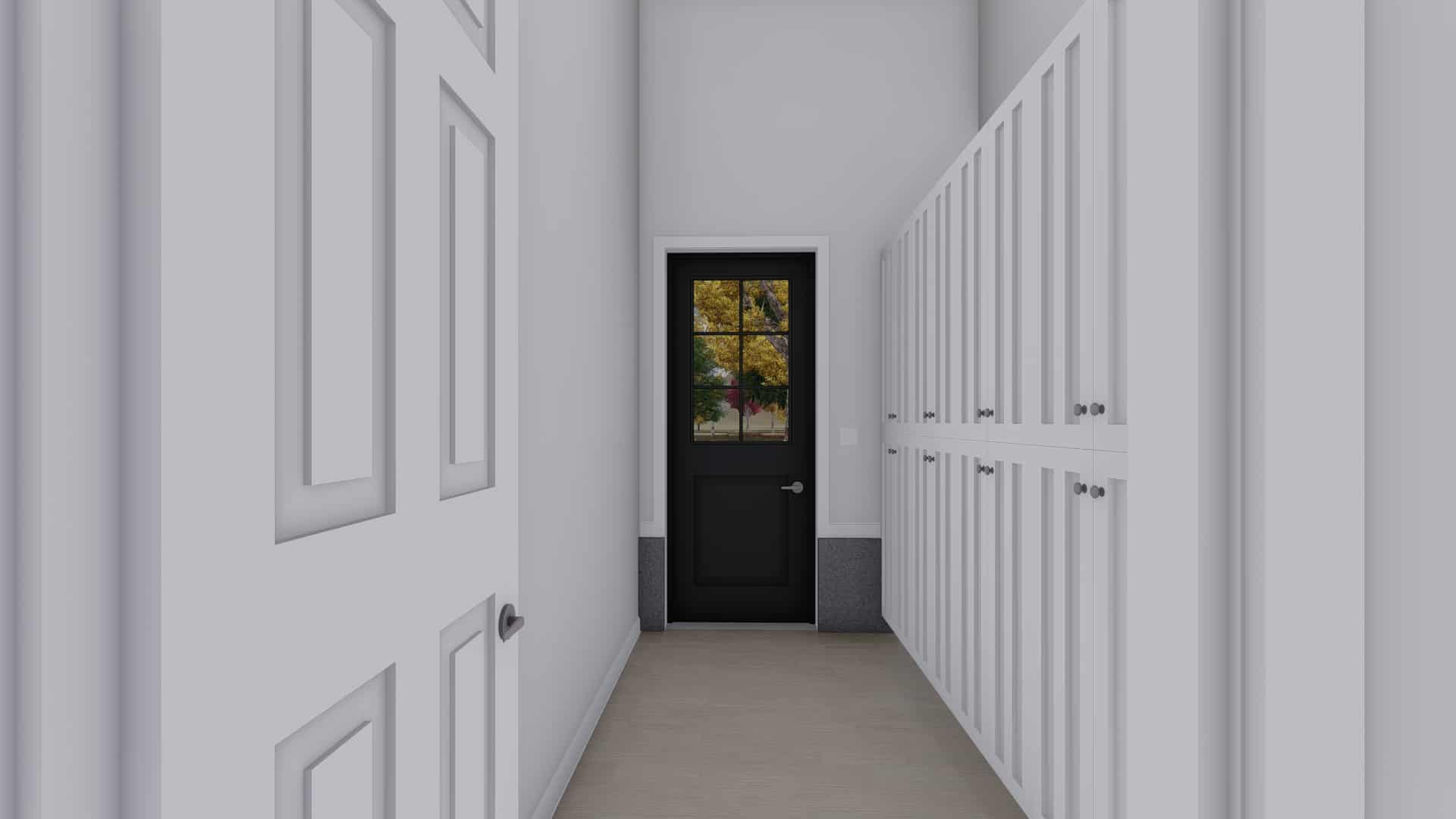 Entry Hall: Foyer of this 2-Bedroom,1536 Sq Ft Plan -187-1191