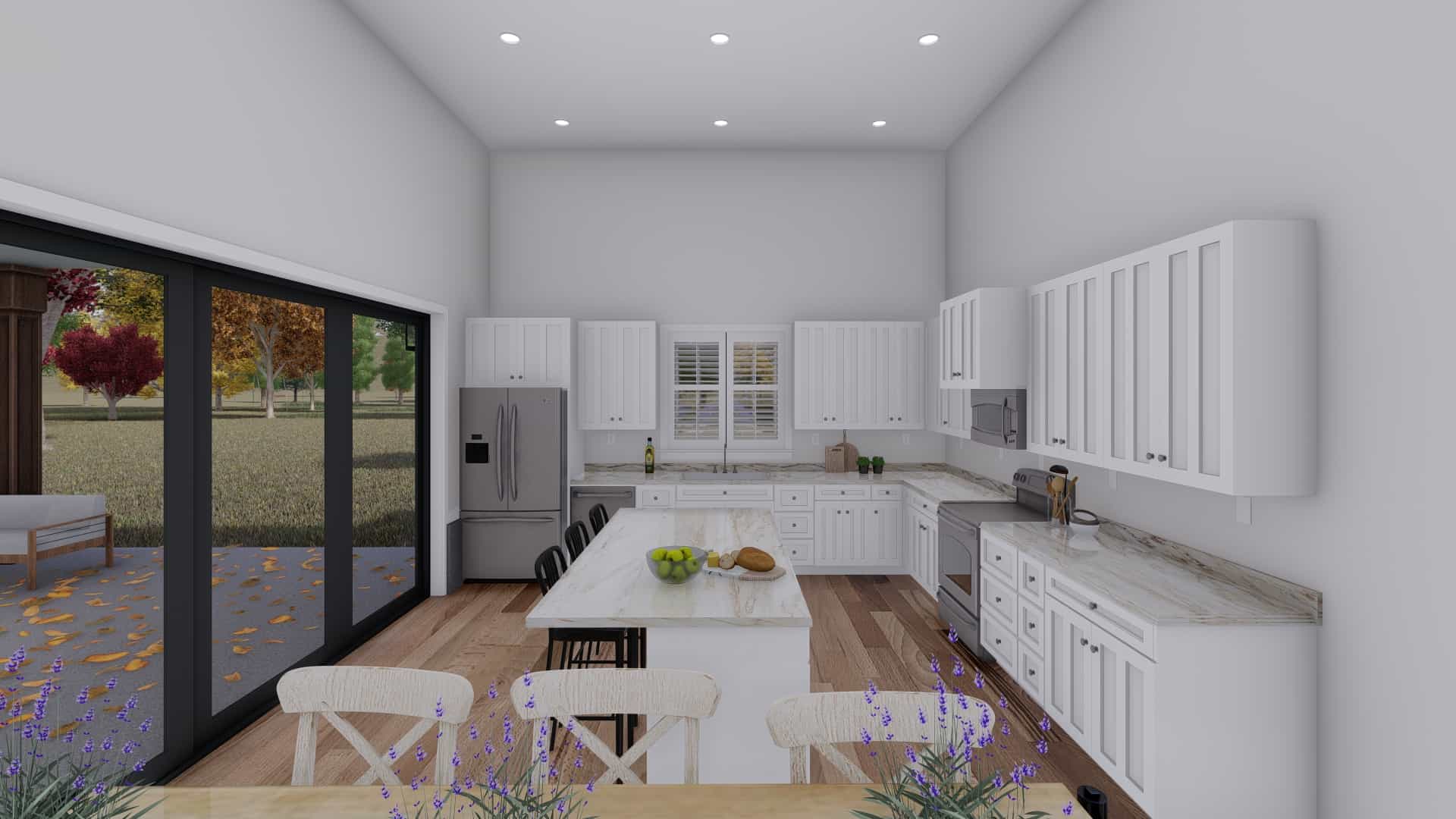 Kitchen of this 2-Bedroom,1536 Sq Ft Plan -187-1191