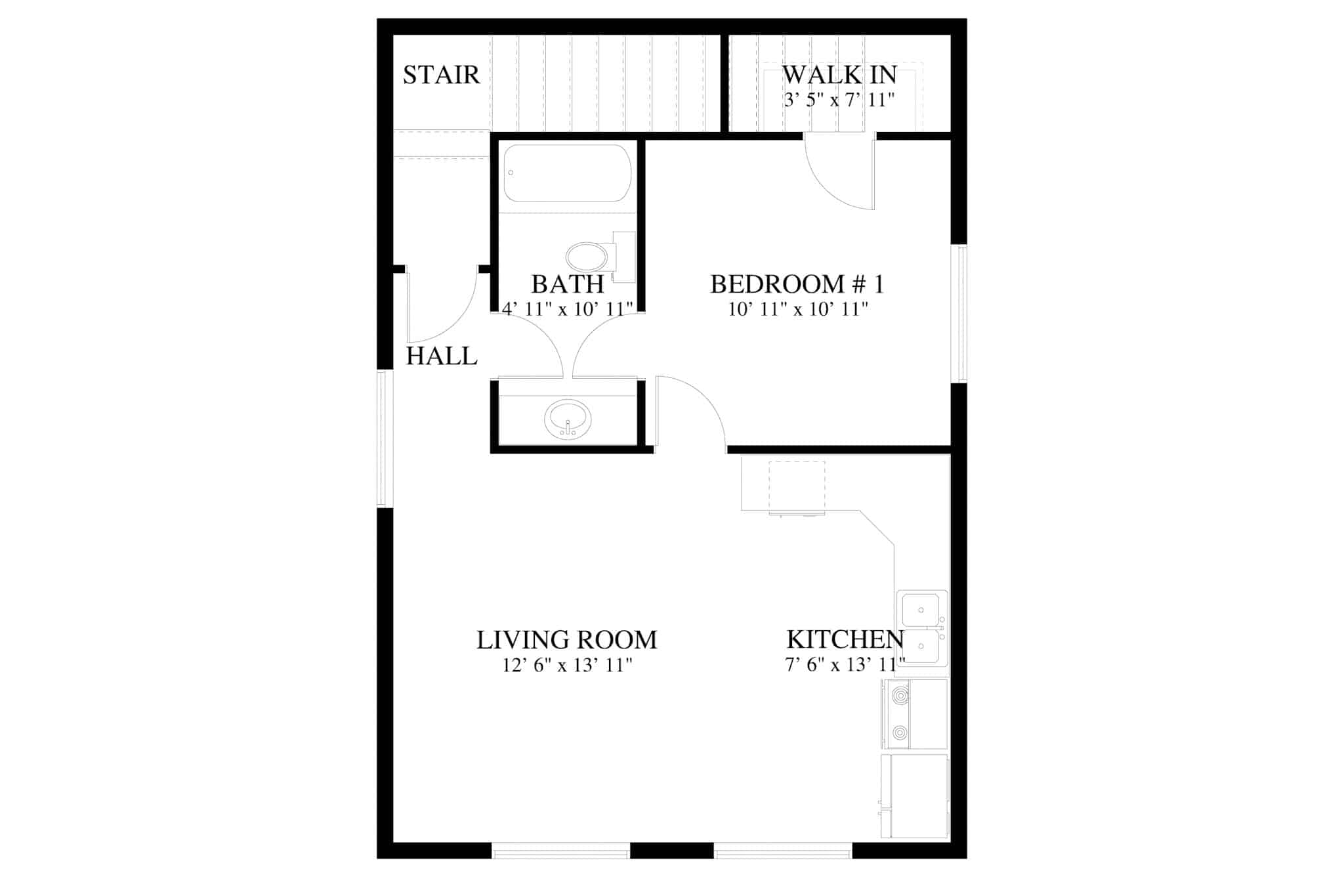 Upper Level of Garage w/Apartments Plan #187-1192