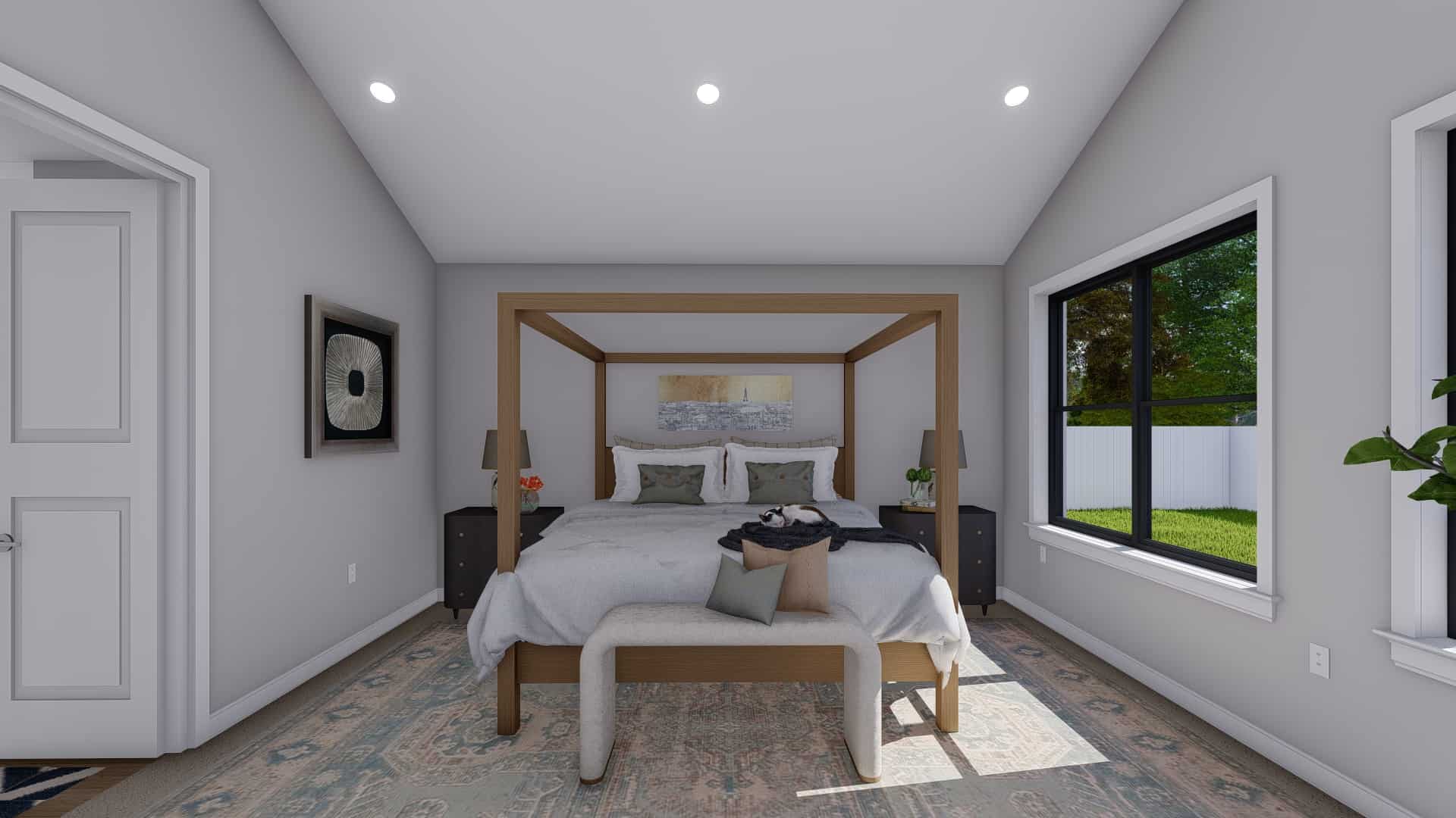 Master Bedroom of this 3-Bedroom,2564 Sq Ft Plan -187-1193
