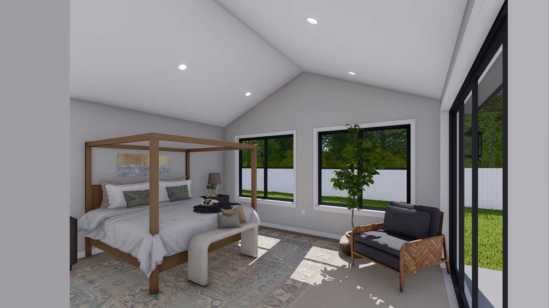 Master Bedroom of this 3-Bedroom,2564 Sq Ft Plan -187-1193
