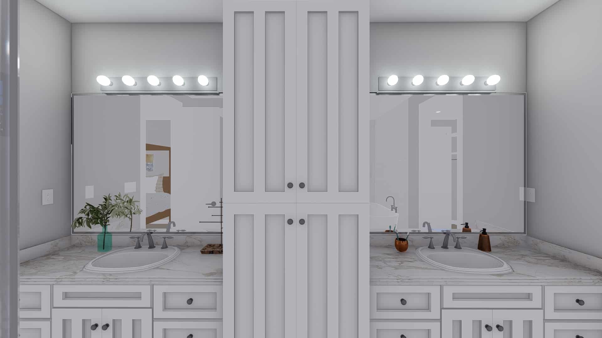 Master Bathroom: Sink/Vanity of this 3-Bedroom,2564 Sq Ft Plan -187-1193