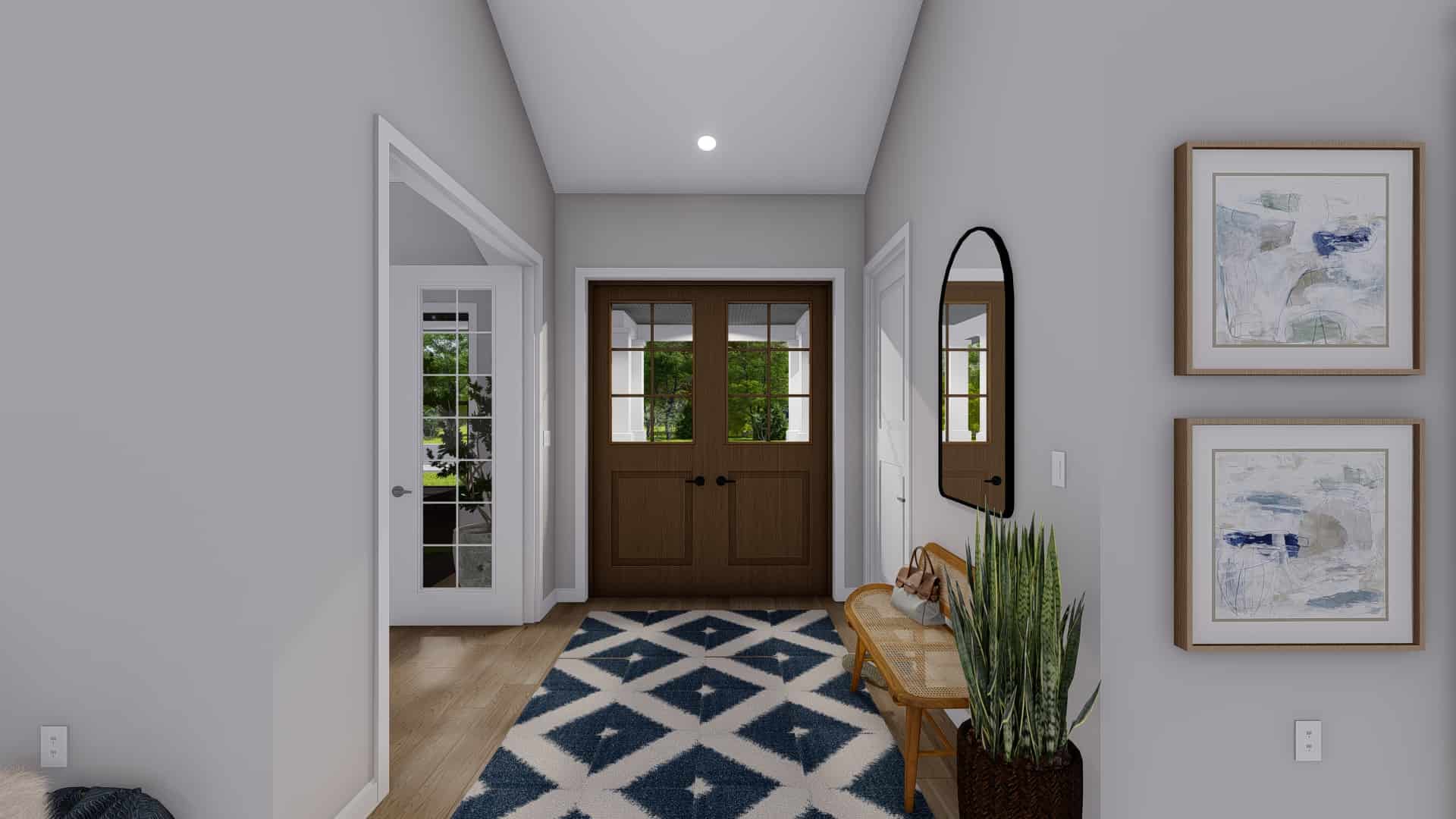 Entry Hall of this 3-Bedroom,2564 Sq Ft Plan -187-1193