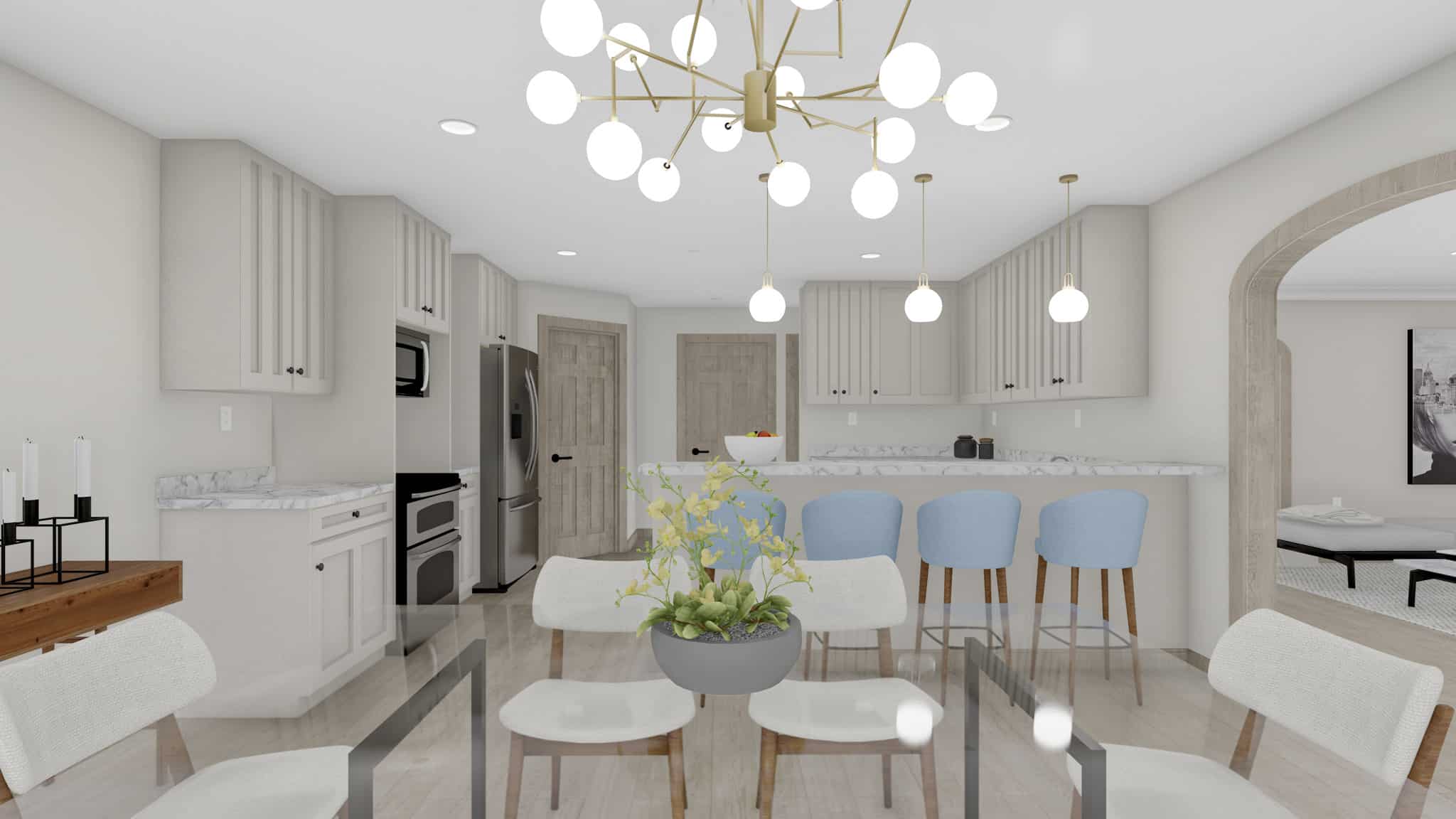 Kitchen of this 4-Bedroom,2331 Sq Ft Plan -187-1195