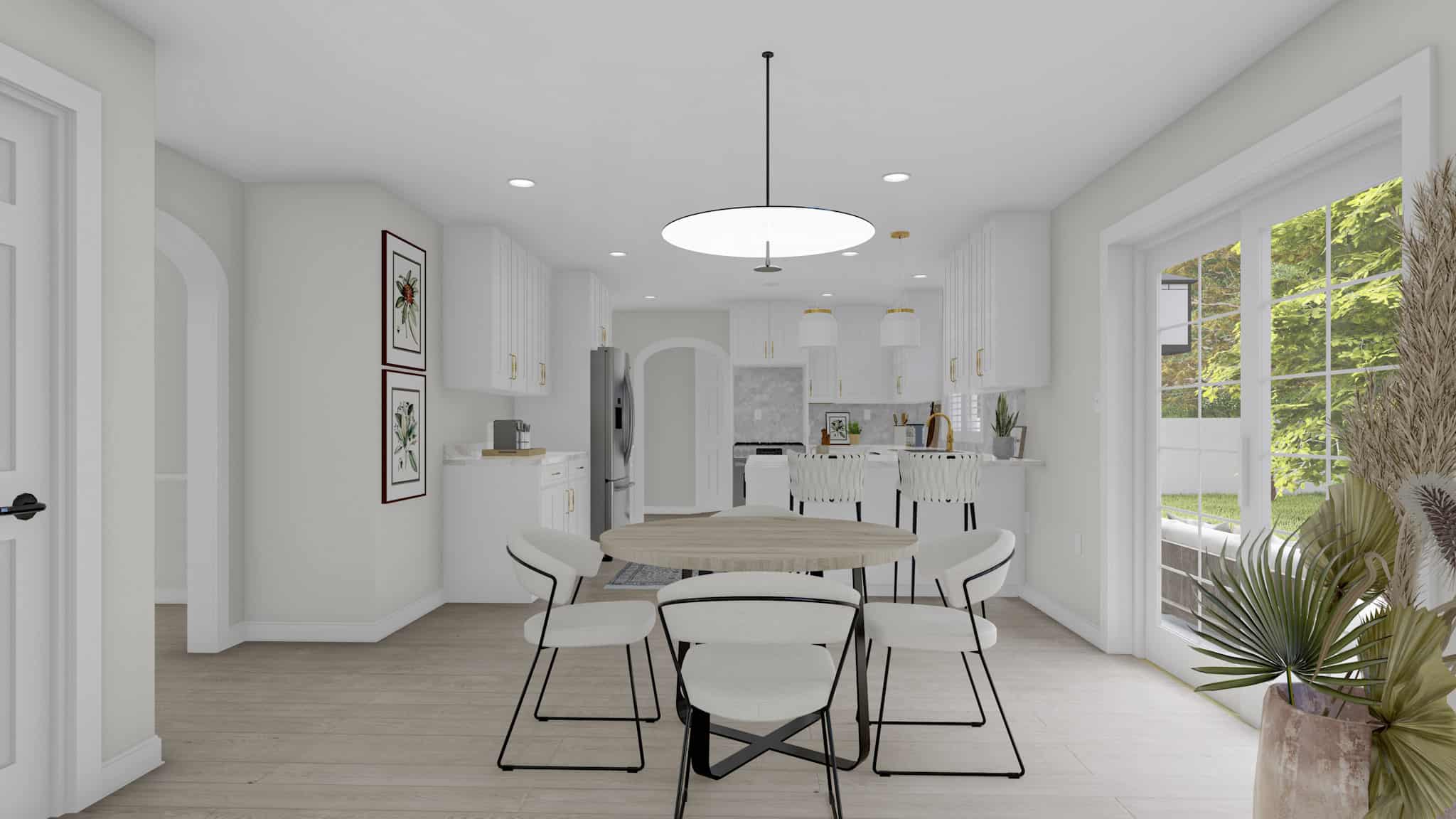 Kitchen: Breakfast Nook of this 4-Bedroom,3414 Sq Ft Plan -187-1197