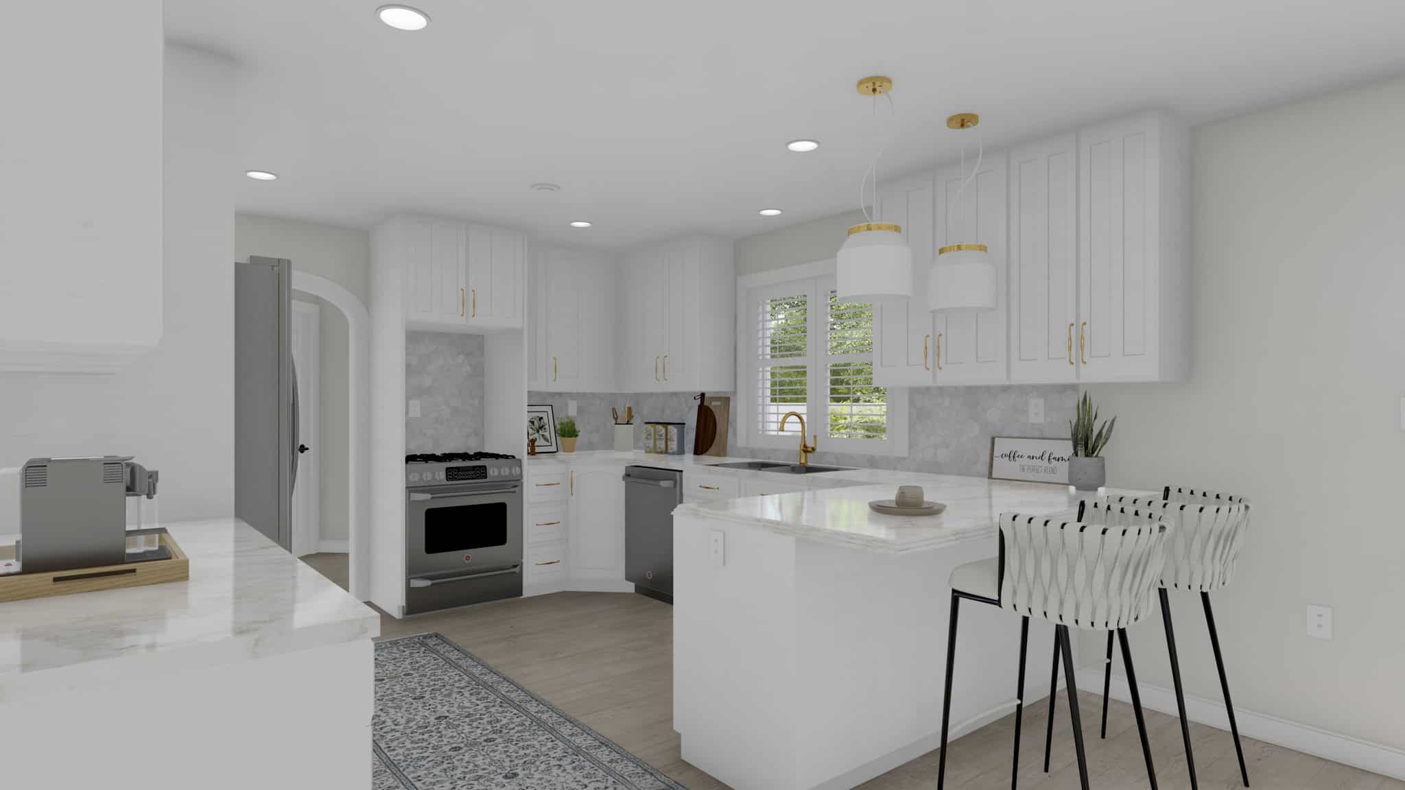 Kitchen of this 4-Bedroom,3414 Sq Ft Plan -187-1197