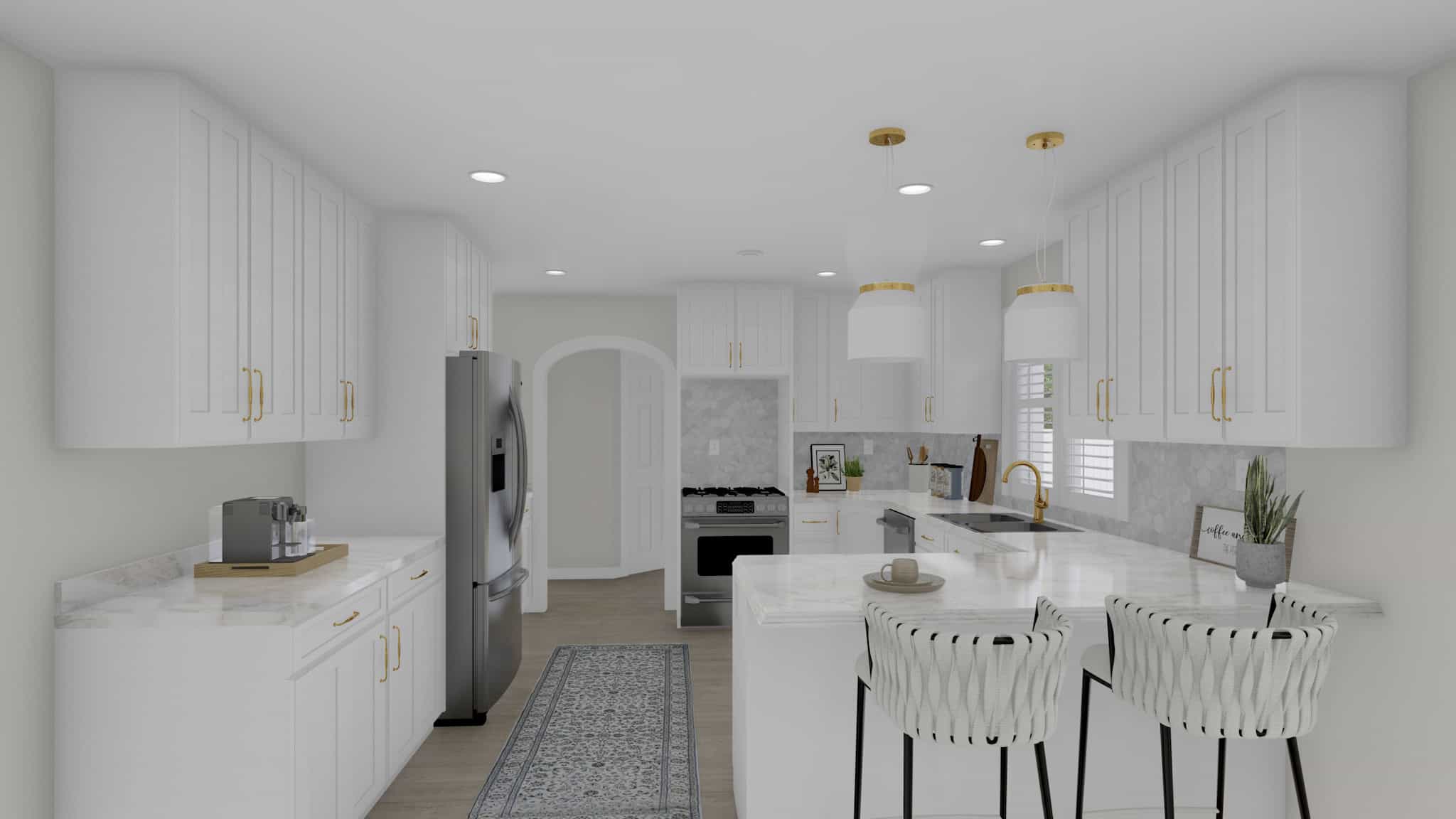 Kitchen of this 4-Bedroom,3414 Sq Ft Plan -187-1197