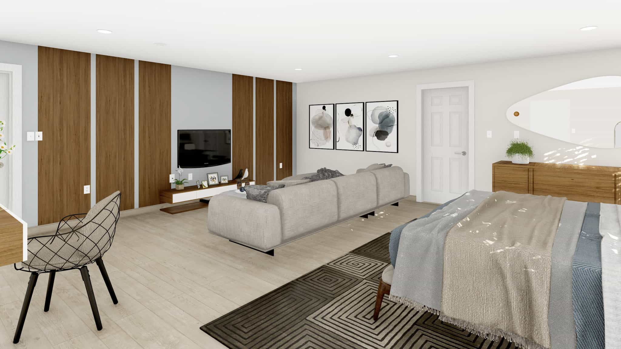 Master Bedroom: Sitting Area of this 3-Bedroom,2656 Sq Ft Plan -187-1199