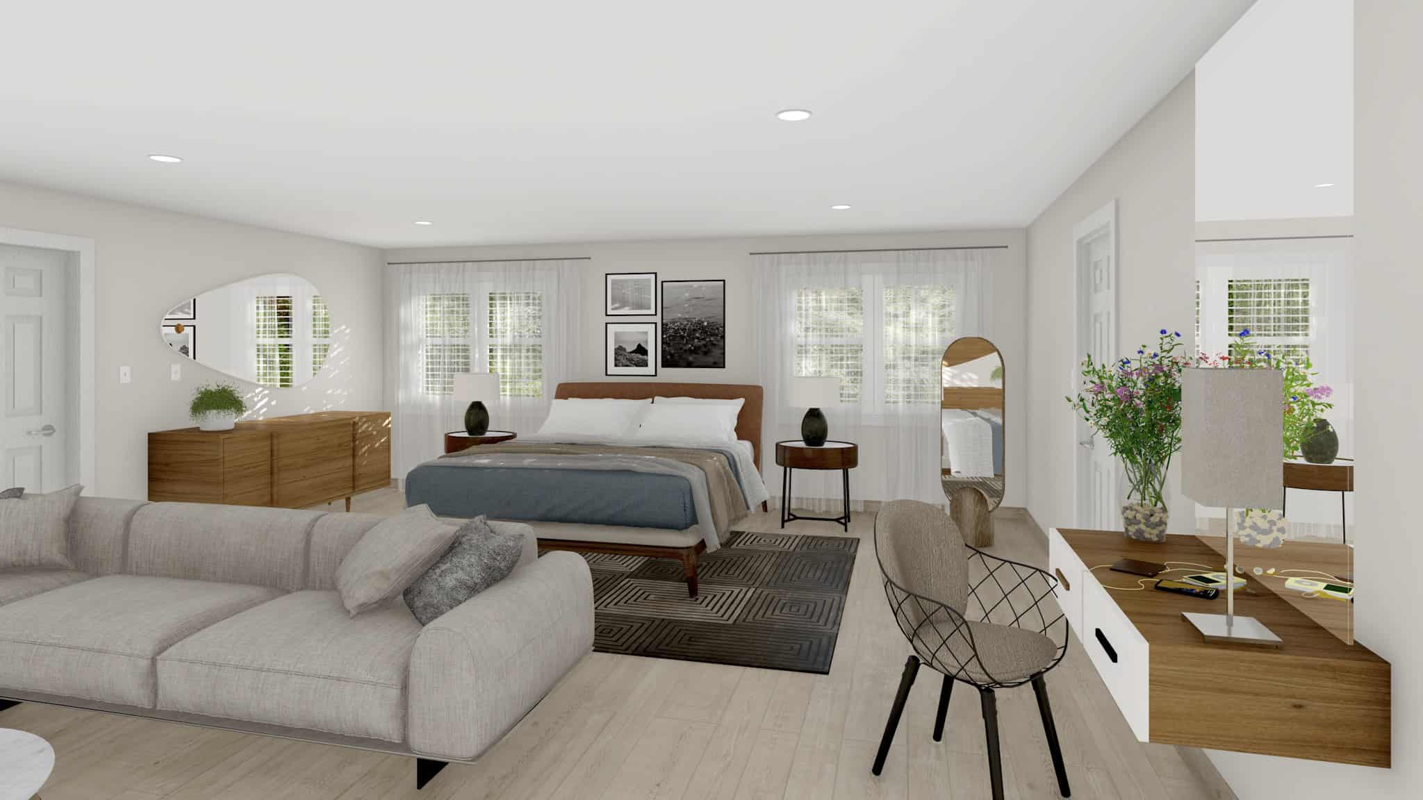 Master Bedroom of this 3-Bedroom,2656 Sq Ft Plan -187-1199