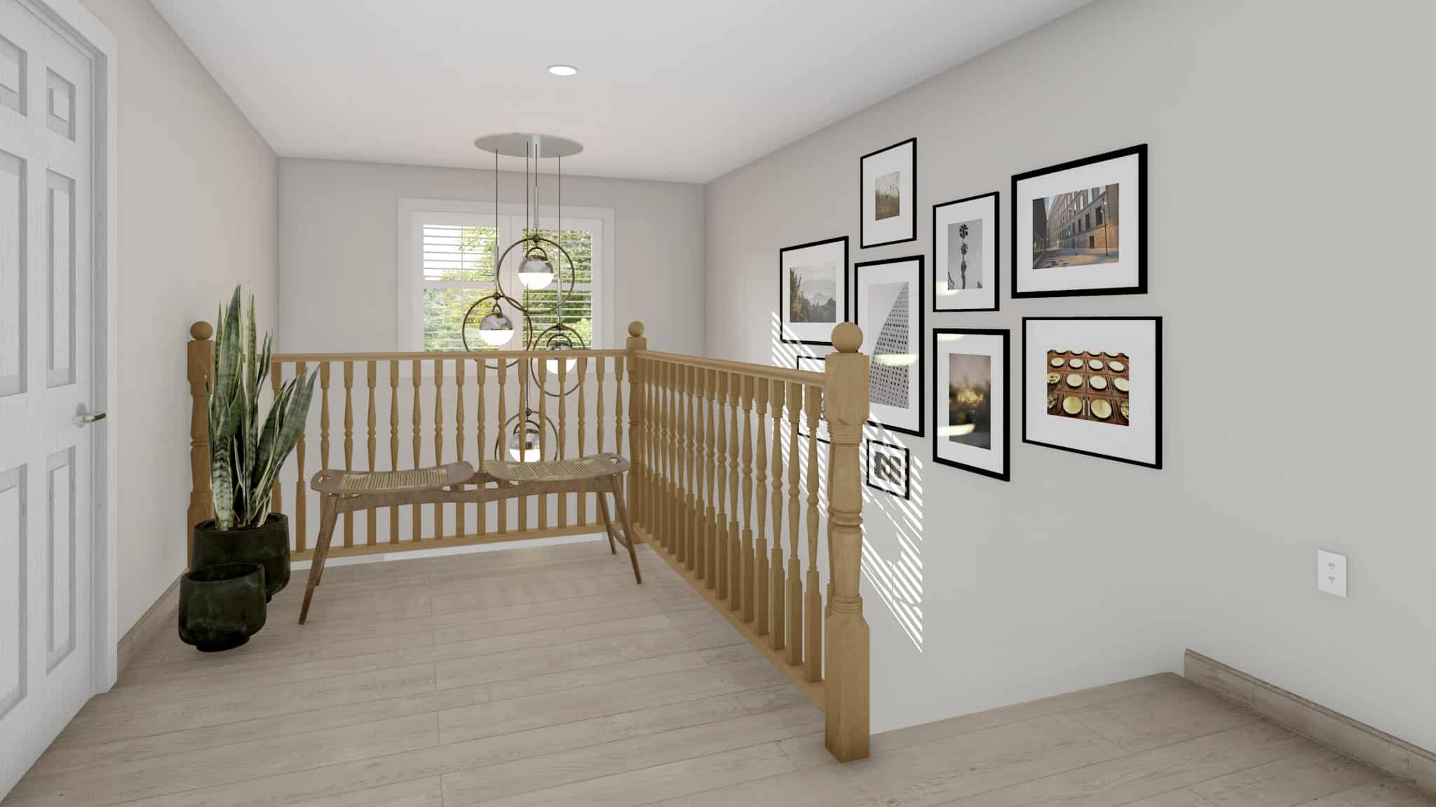 Stairs of this 3-Bedroom,2656 Sq Ft Plan -187-1199