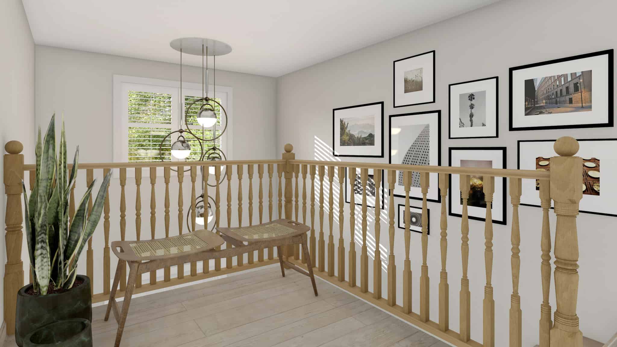 Stairs of this 3-Bedroom,2656 Sq Ft Plan -187-1199