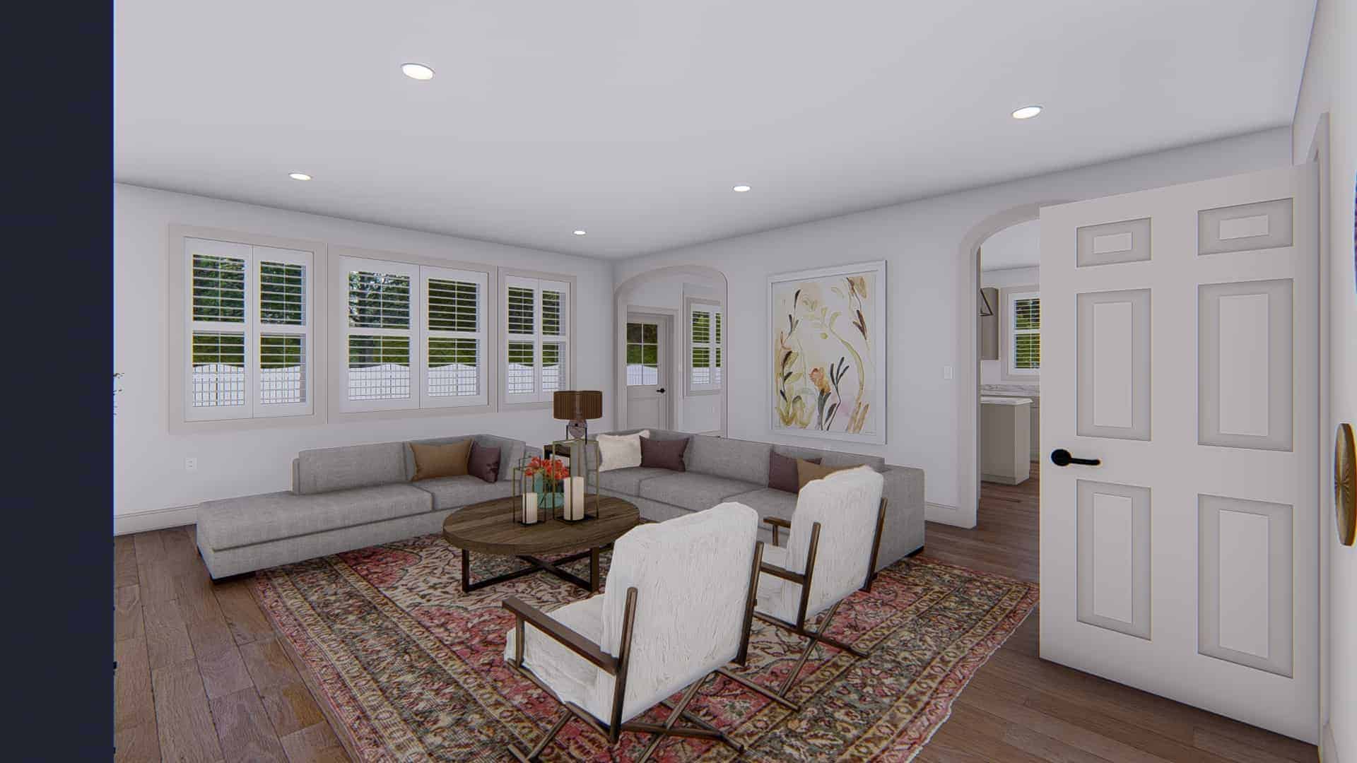 Family Room of this 5-Bedroom,3115 Sq Ft Plan -187-1200