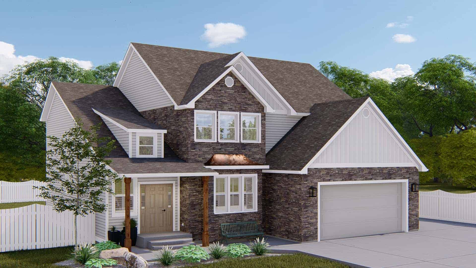Family Room of this 5-Bedroom,3115 Sq Ft Plan -187-1200