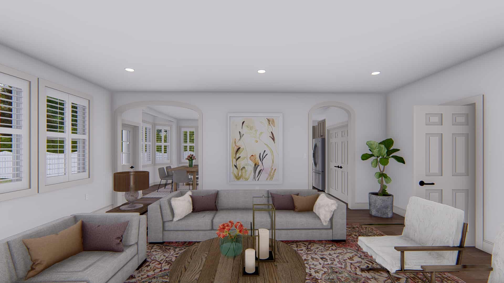Family Room of this 5-Bedroom,3115 Sq Ft Plan -187-1200