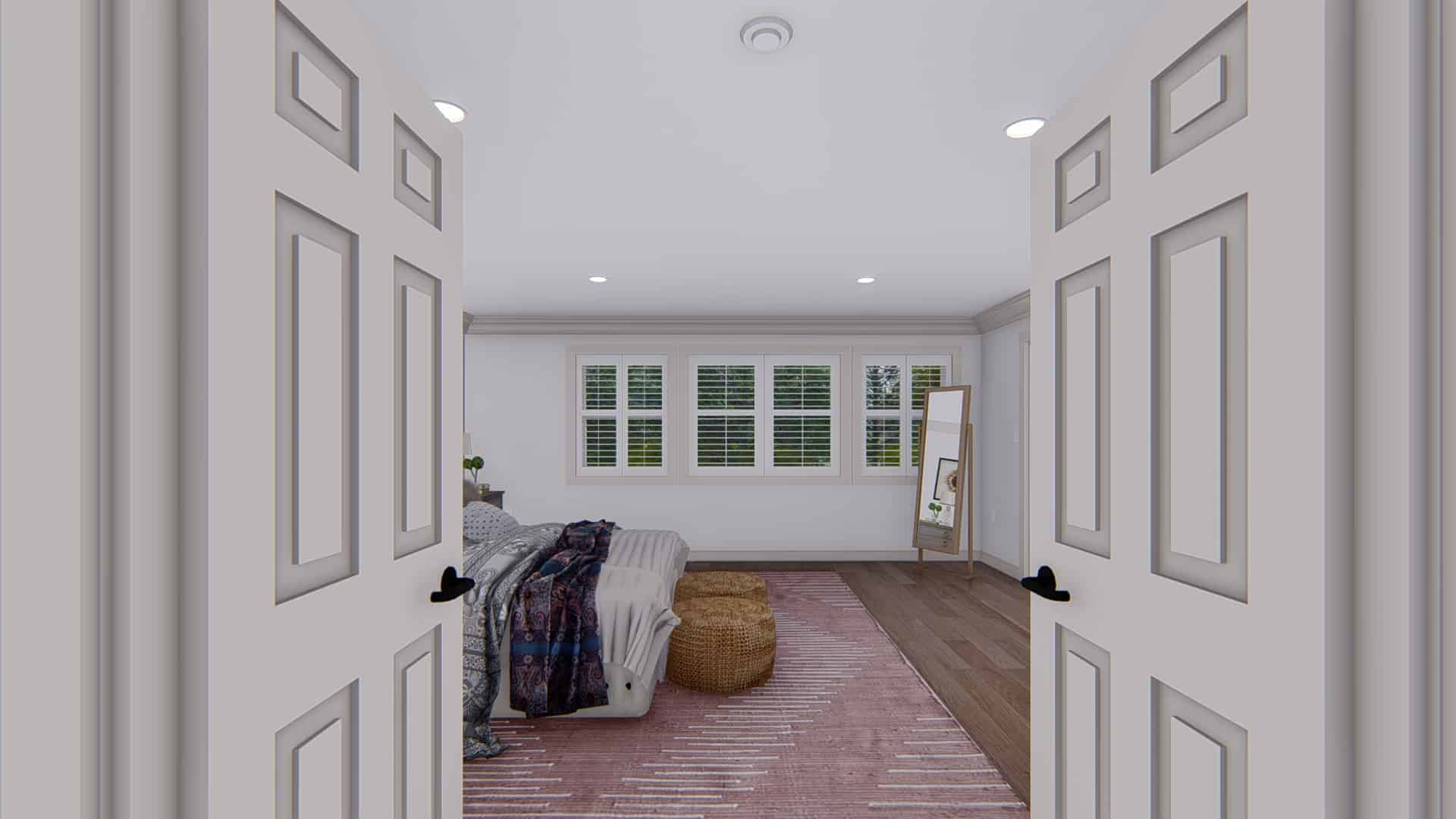 Master Bedroom of this 5-Bedroom,3115 Sq Ft Plan -187-1200