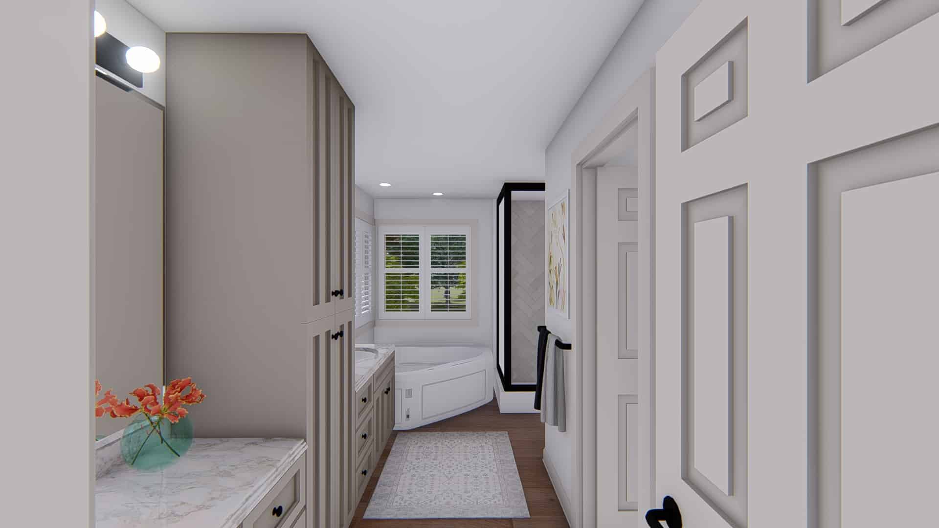 Master Bathroom of this 5-Bedroom,3115 Sq Ft Plan -187-1200