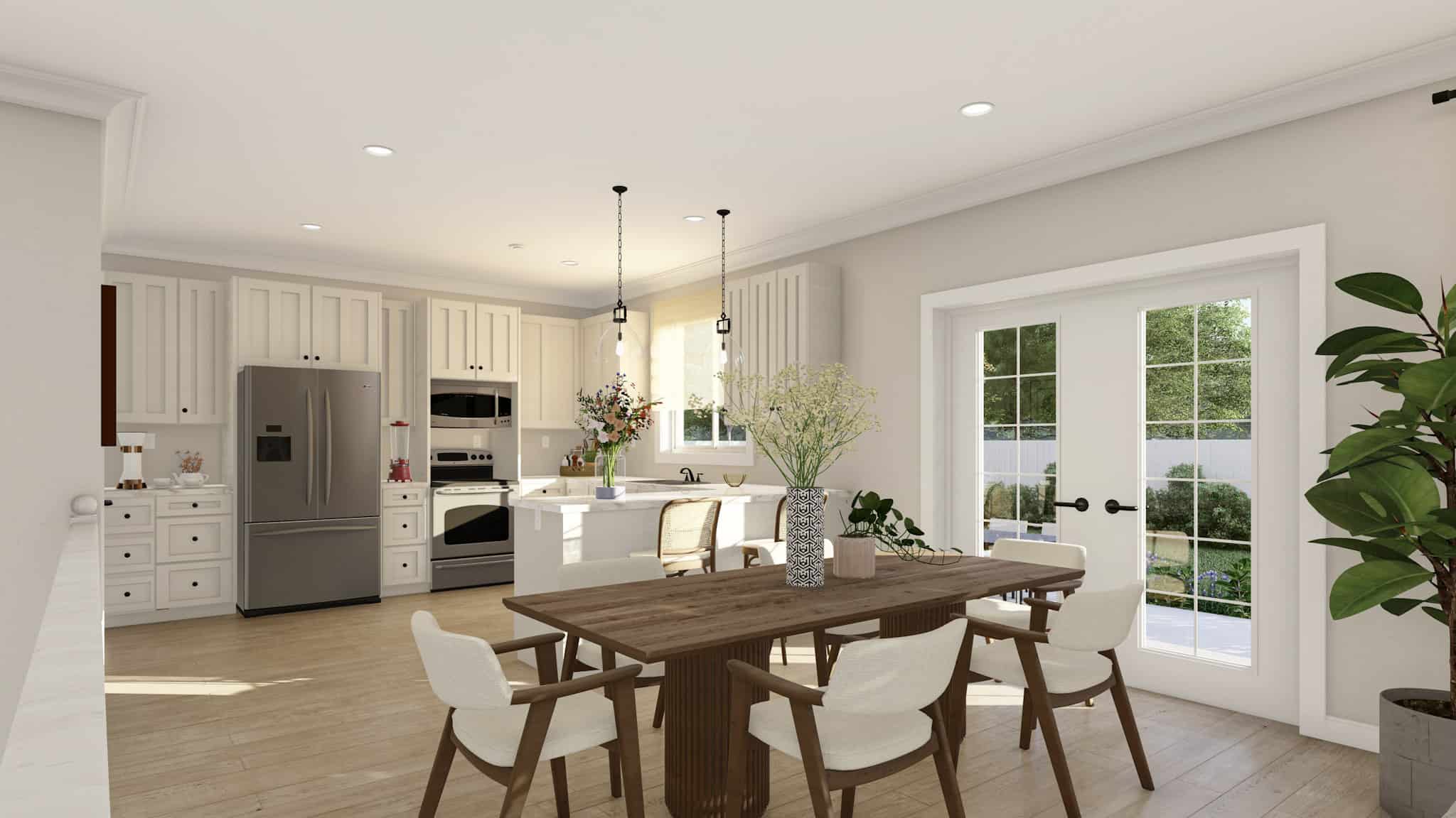 Dining Room of this 3-Bedroom,1812 Sq Ft Plan -187-1201