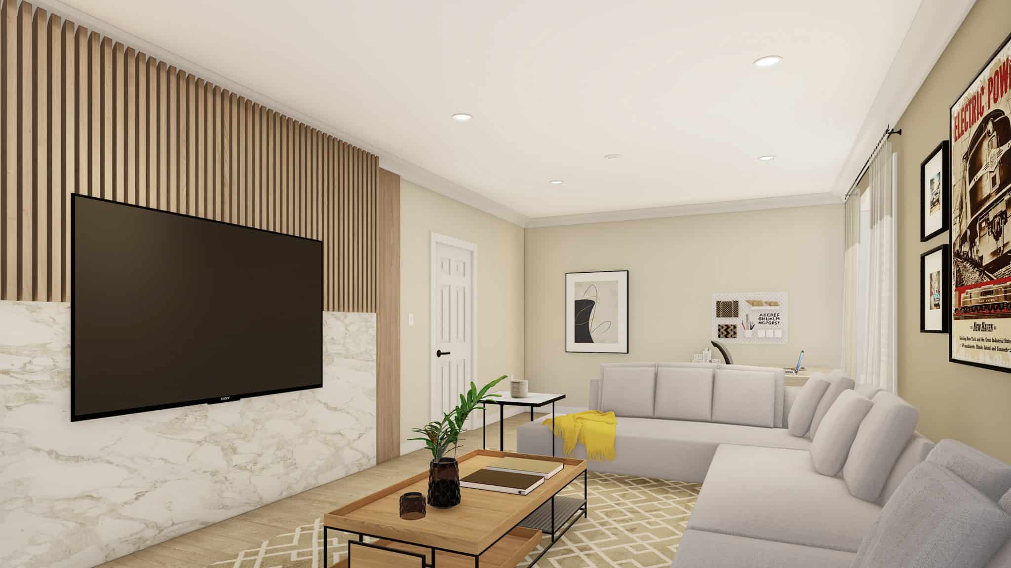 Game Room of this 3-Bedroom,1812 Sq Ft Plan -187-1201