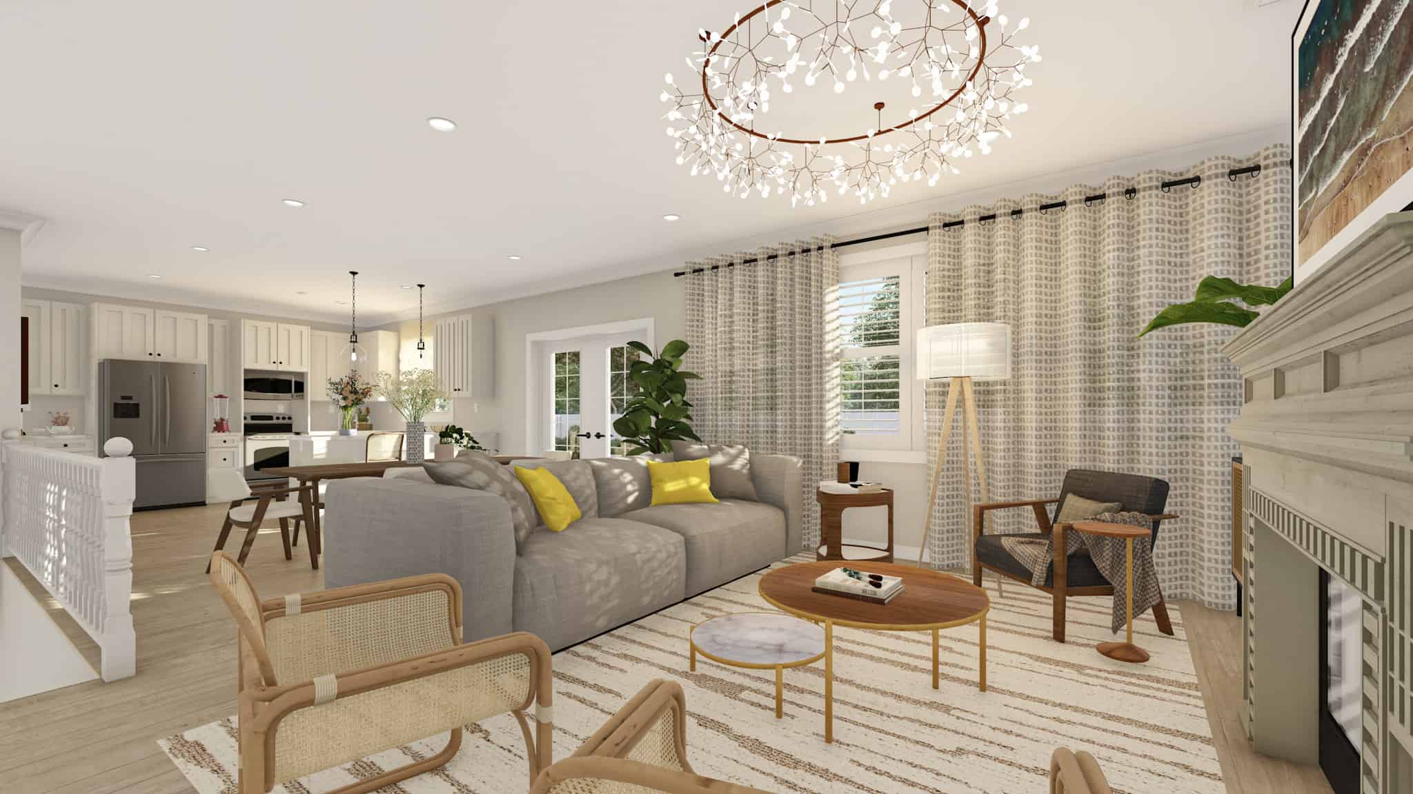 Family Room of this 3-Bedroom,1812 Sq Ft Plan -187-1201