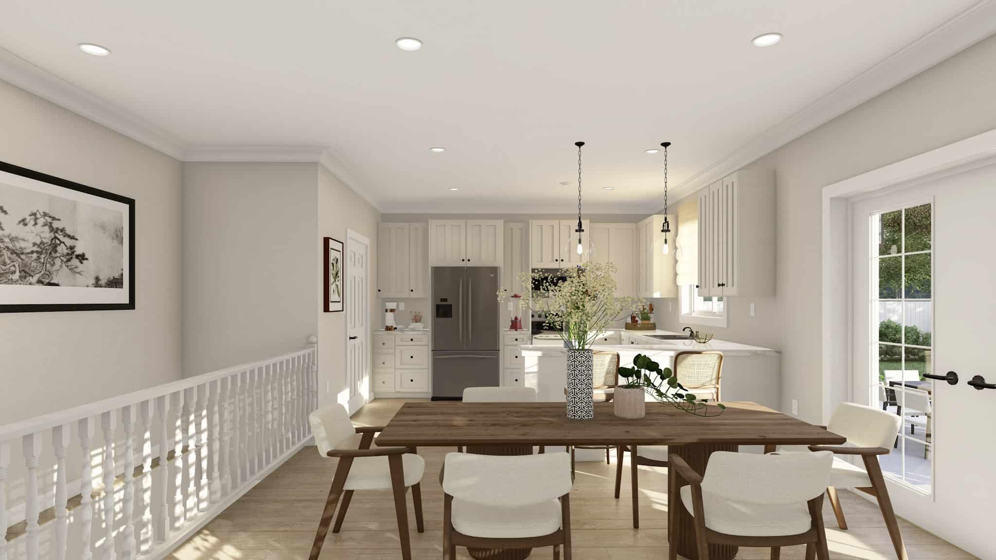 Dining Room of this 3-Bedroom,1812 Sq Ft Plan -187-1201