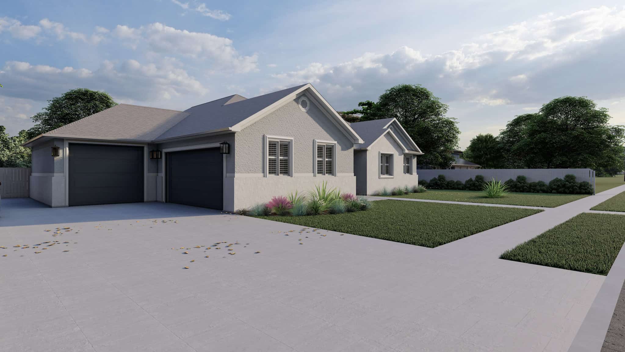 Left Side View of this 3-Bedroom,1812 Sq Ft Plan -187-1201