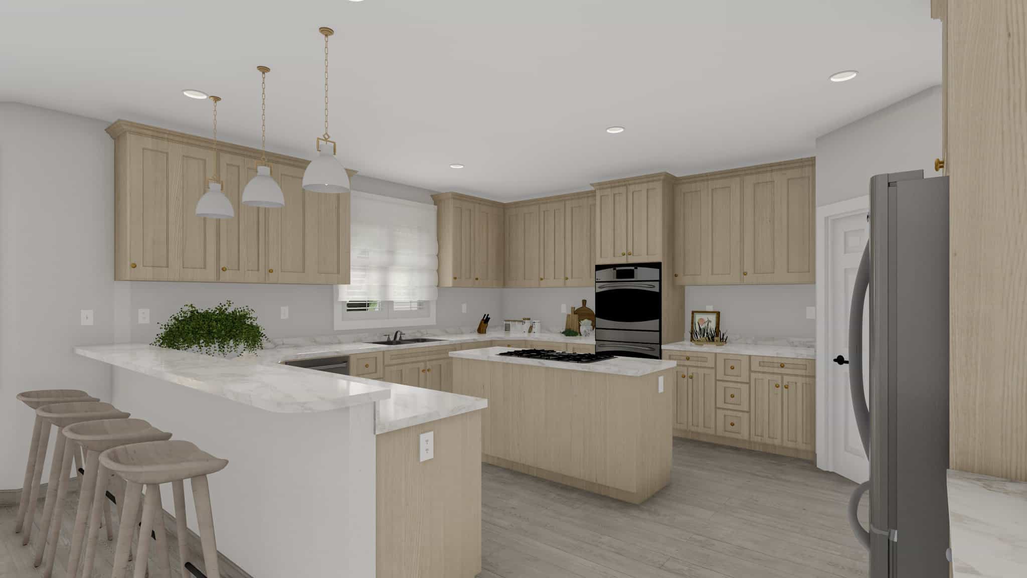 Kitchen of this 3-Bedroom,2562 Sq Ft Plan -187-1205