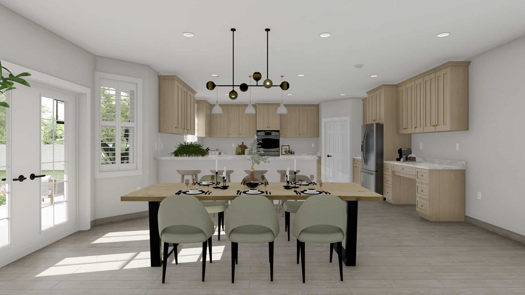 Dining Room of this 3-Bedroom,2562 Sq Ft Plan -187-1205