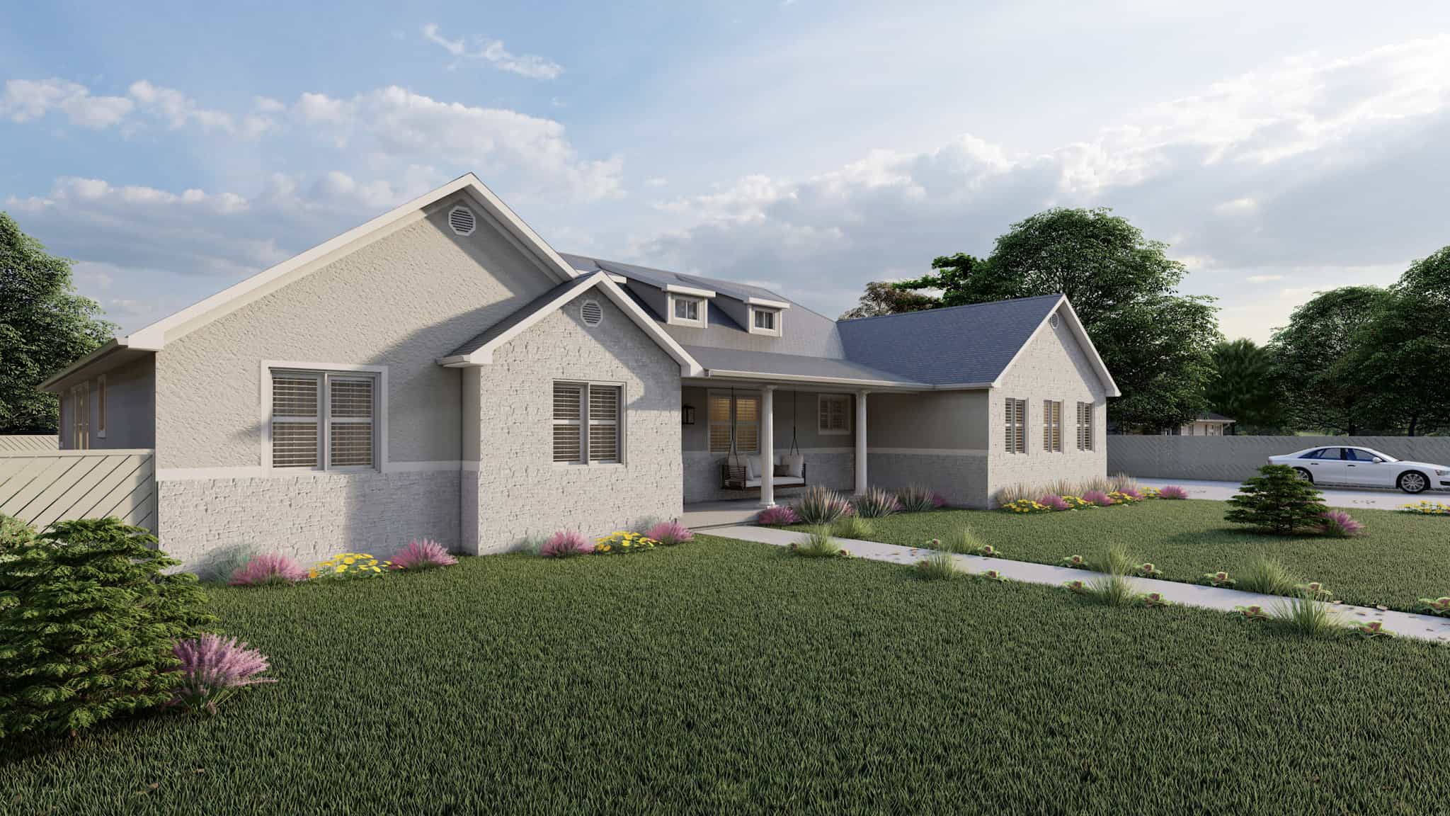 Left Side View of this 3-Bedroom,2562 Sq Ft Plan -187-1205
