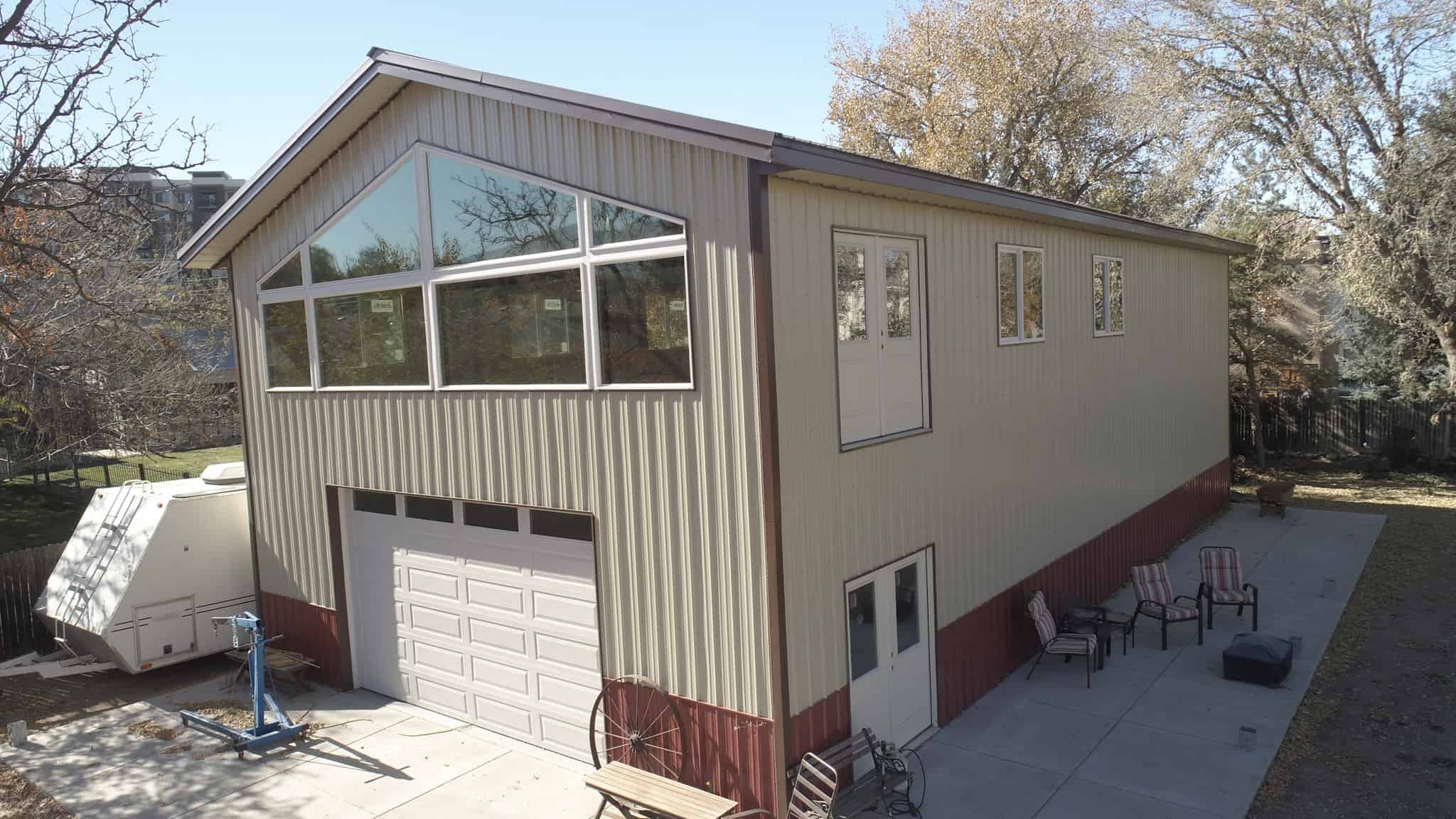 Rear View of this 2-Bedroom,1096 Sq Ft Plan -187-1206
