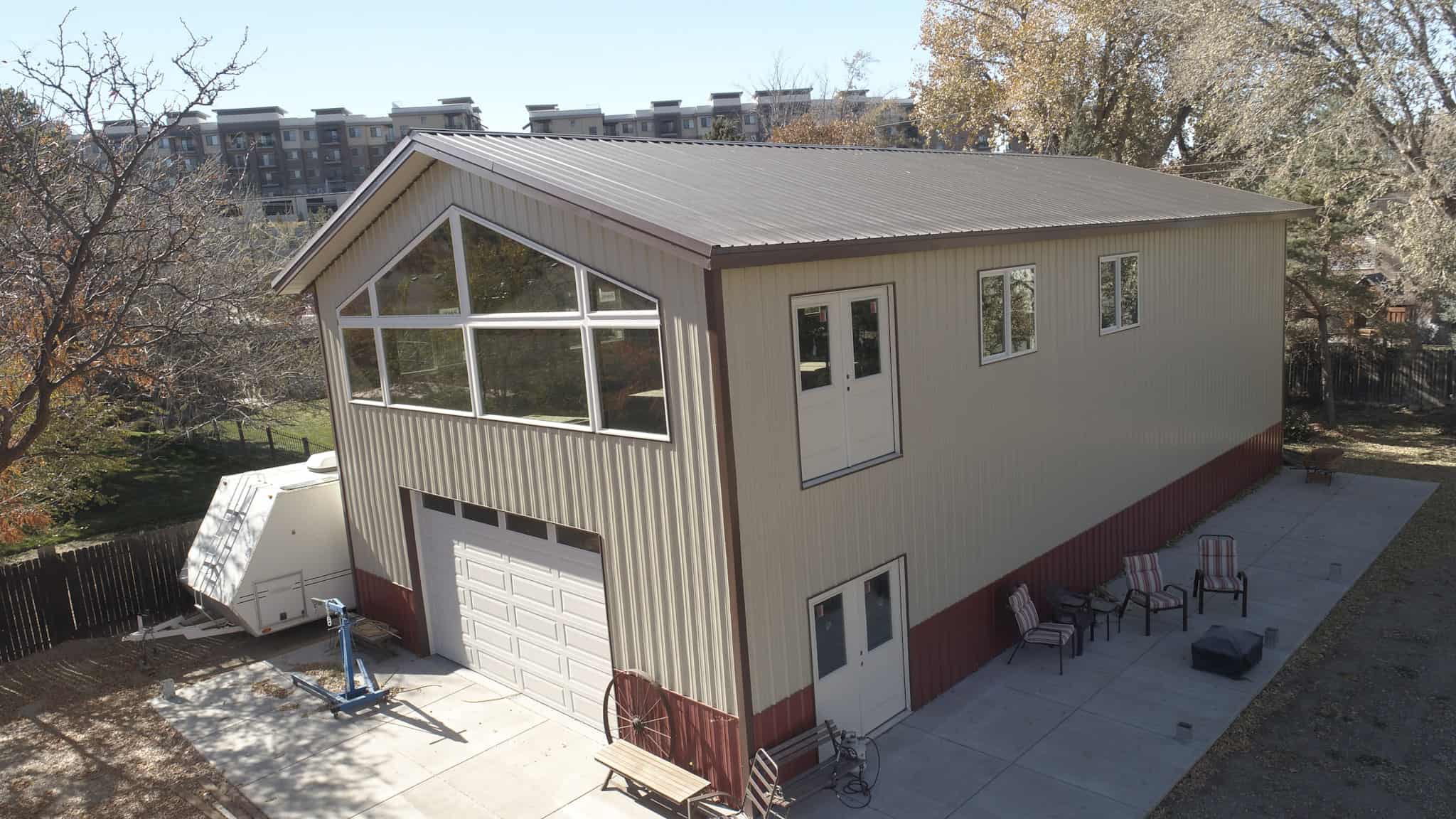Rear View of this 2-Bedroom,1096 Sq Ft Plan -187-1206