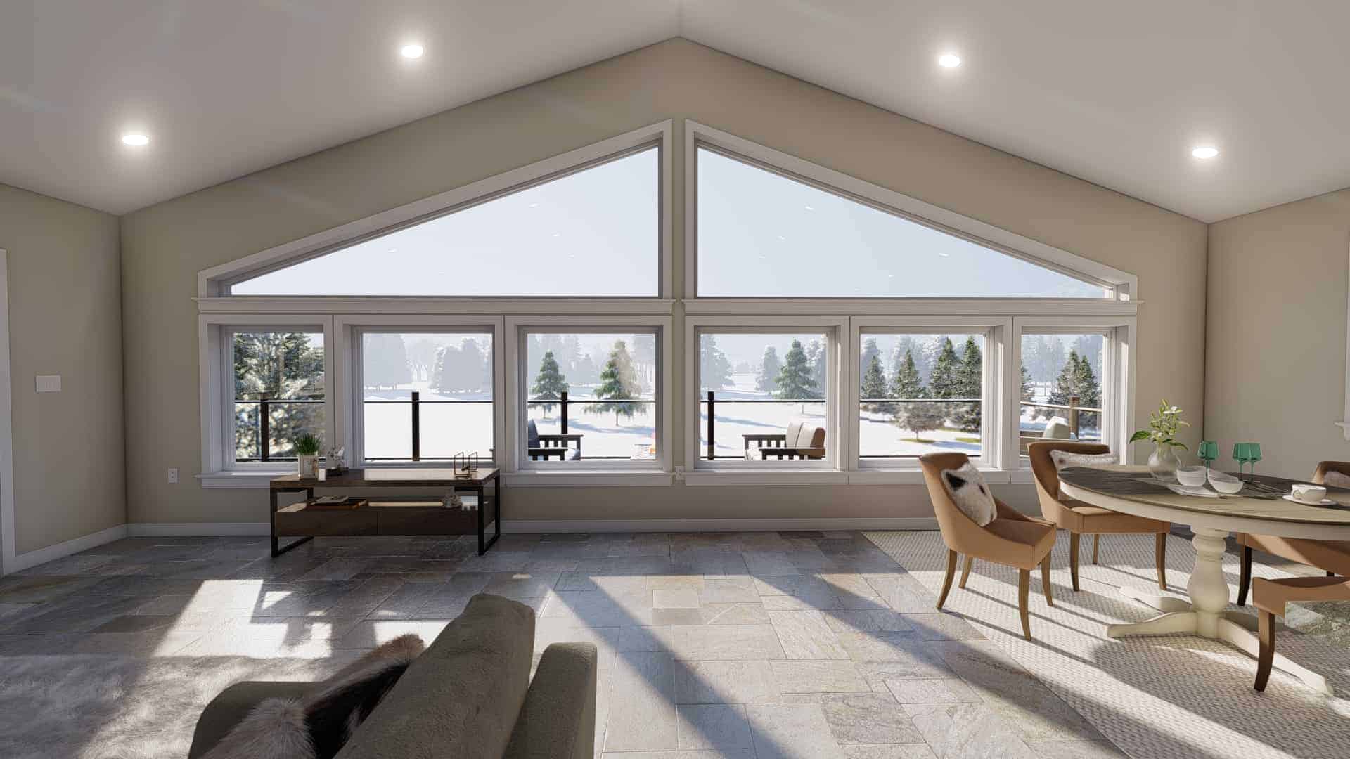 Dining Room of this 2-Bedroom,1096 Sq Ft Plan -187-1206