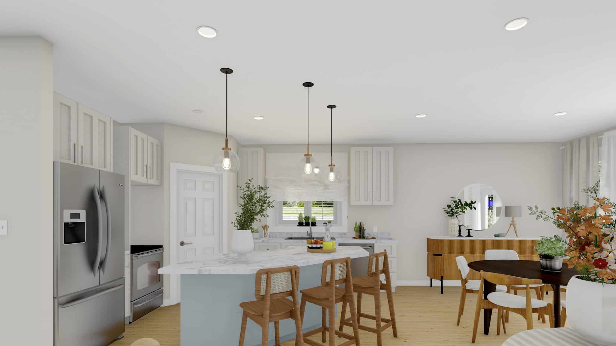 Kitchen of this 2-Bedroom,1838 Sq Ft Plan -187-1207