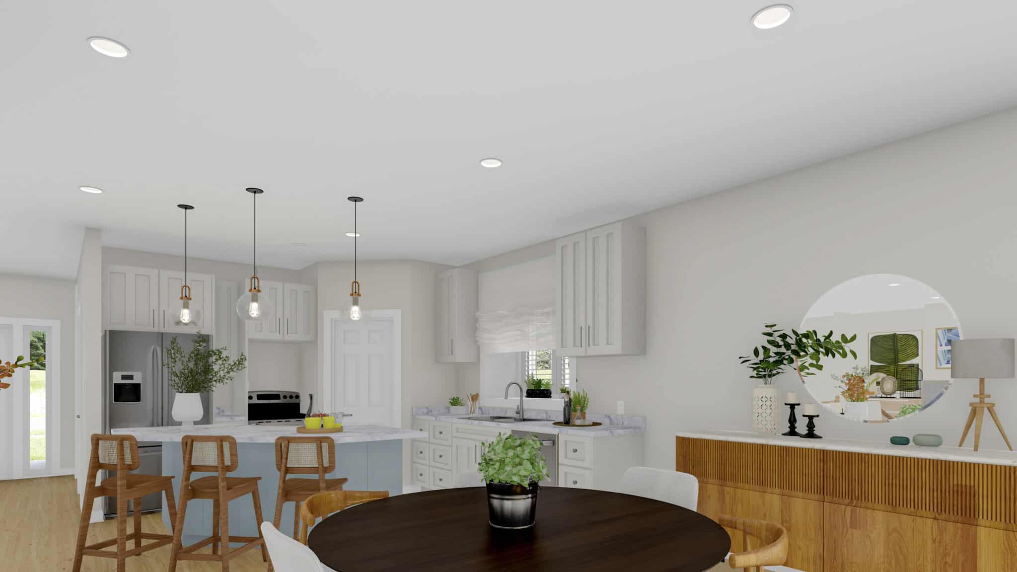 Kitchen of this 2-Bedroom,1838 Sq Ft Plan -187-1207