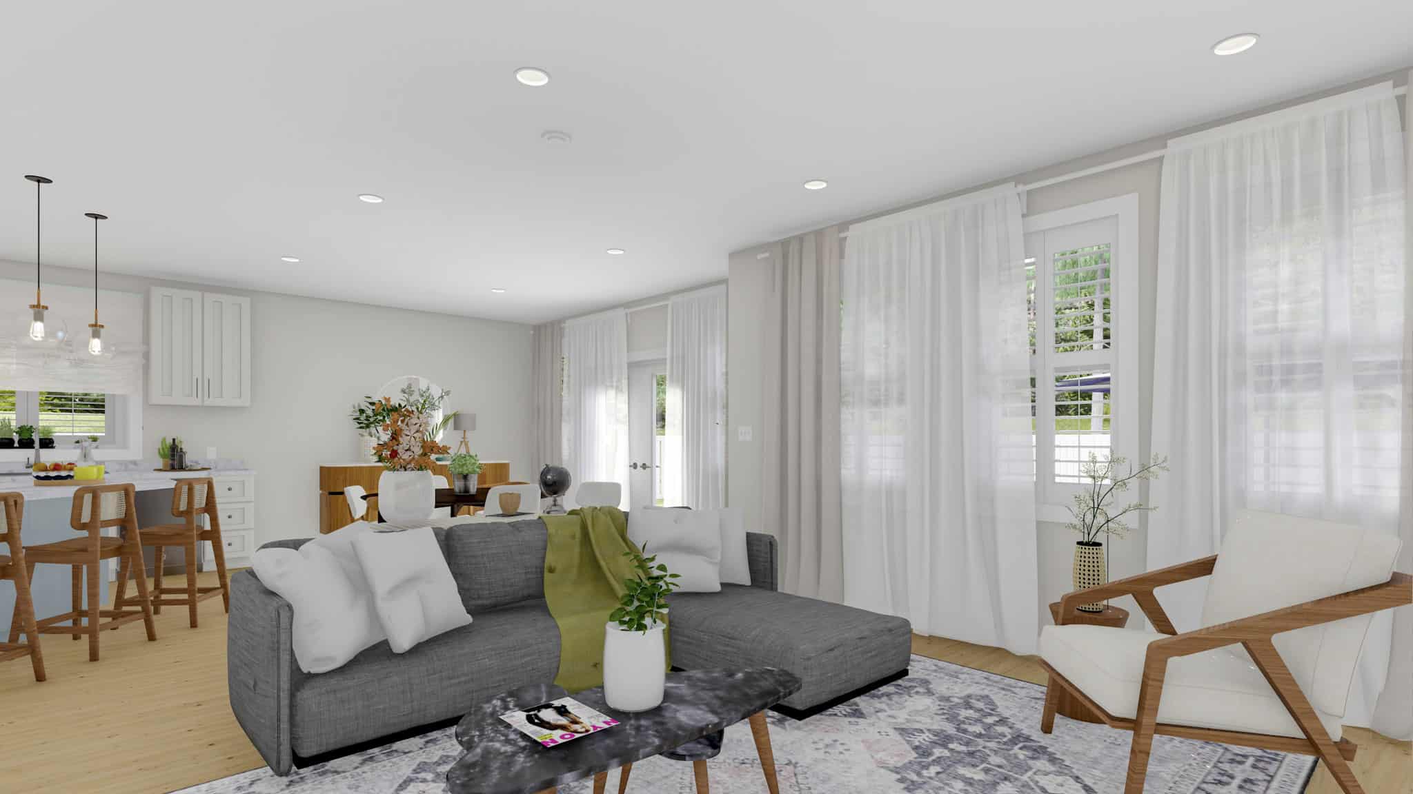 Family Room of this 2-Bedroom,1838 Sq Ft Plan -187-1207