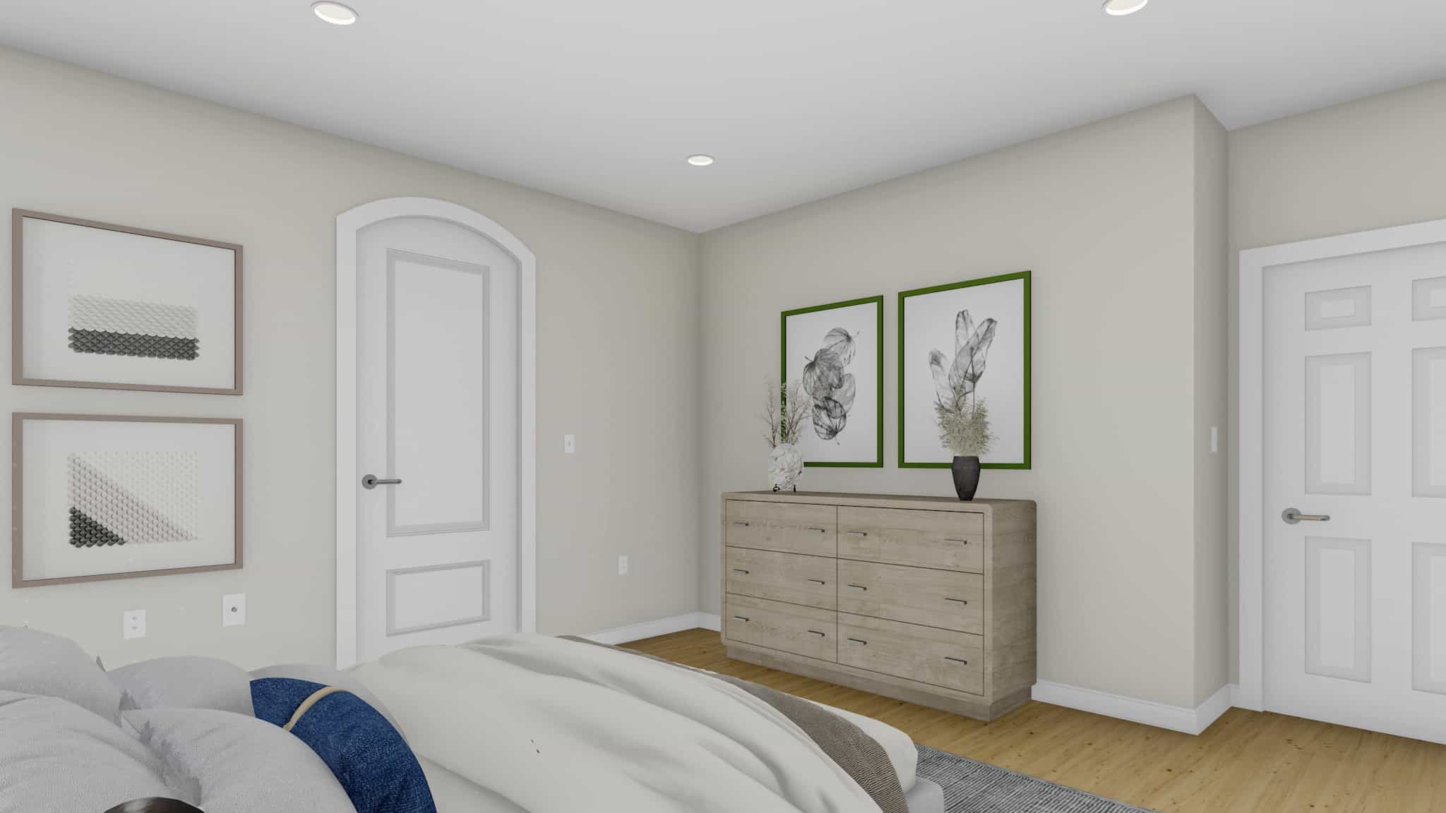 Master Bedroom of this 2-Bedroom,1838 Sq Ft Plan -187-1207