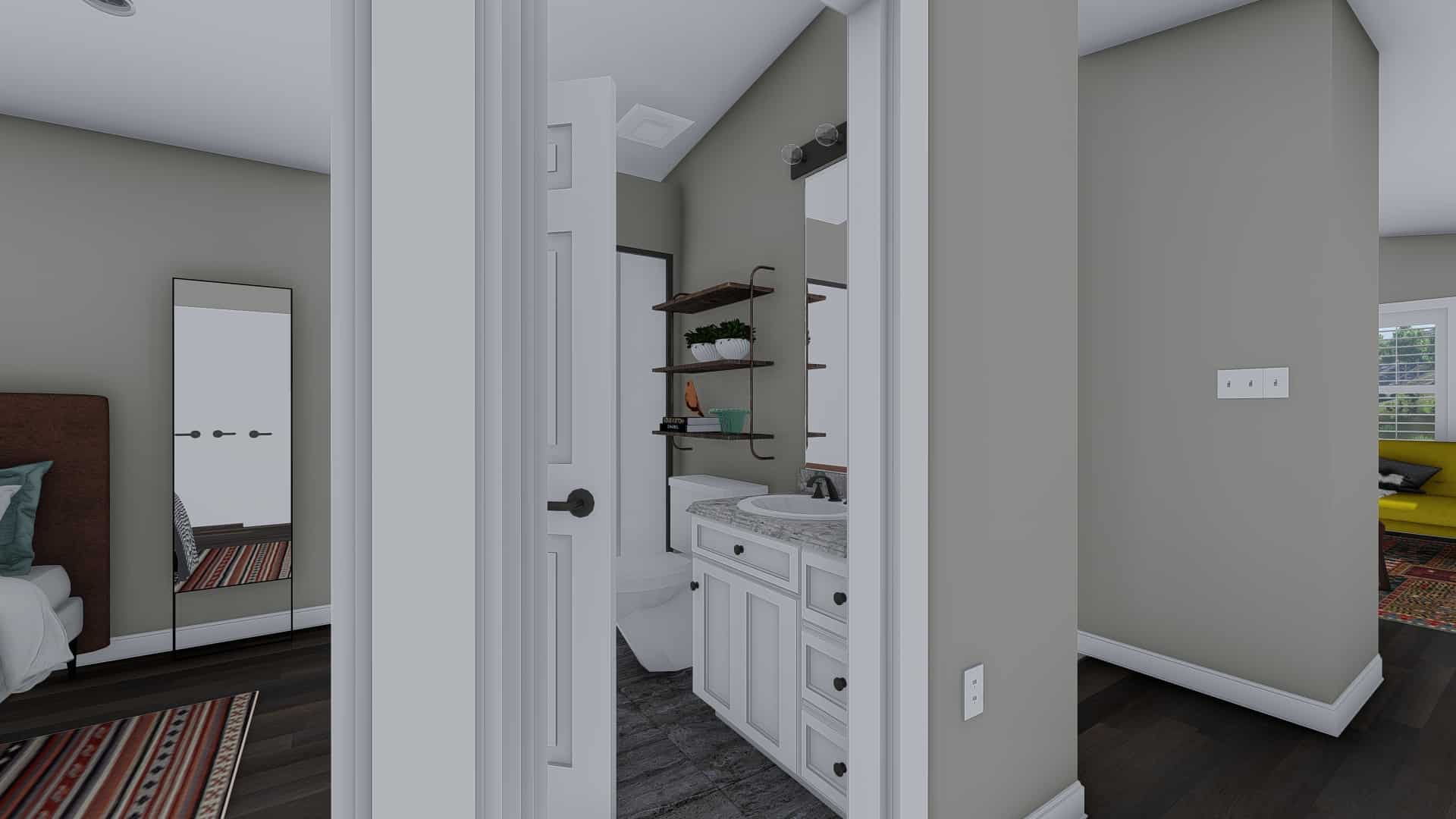 Bathroom of this 1-Bedroom,680 Sq Ft Plan -187-1208
