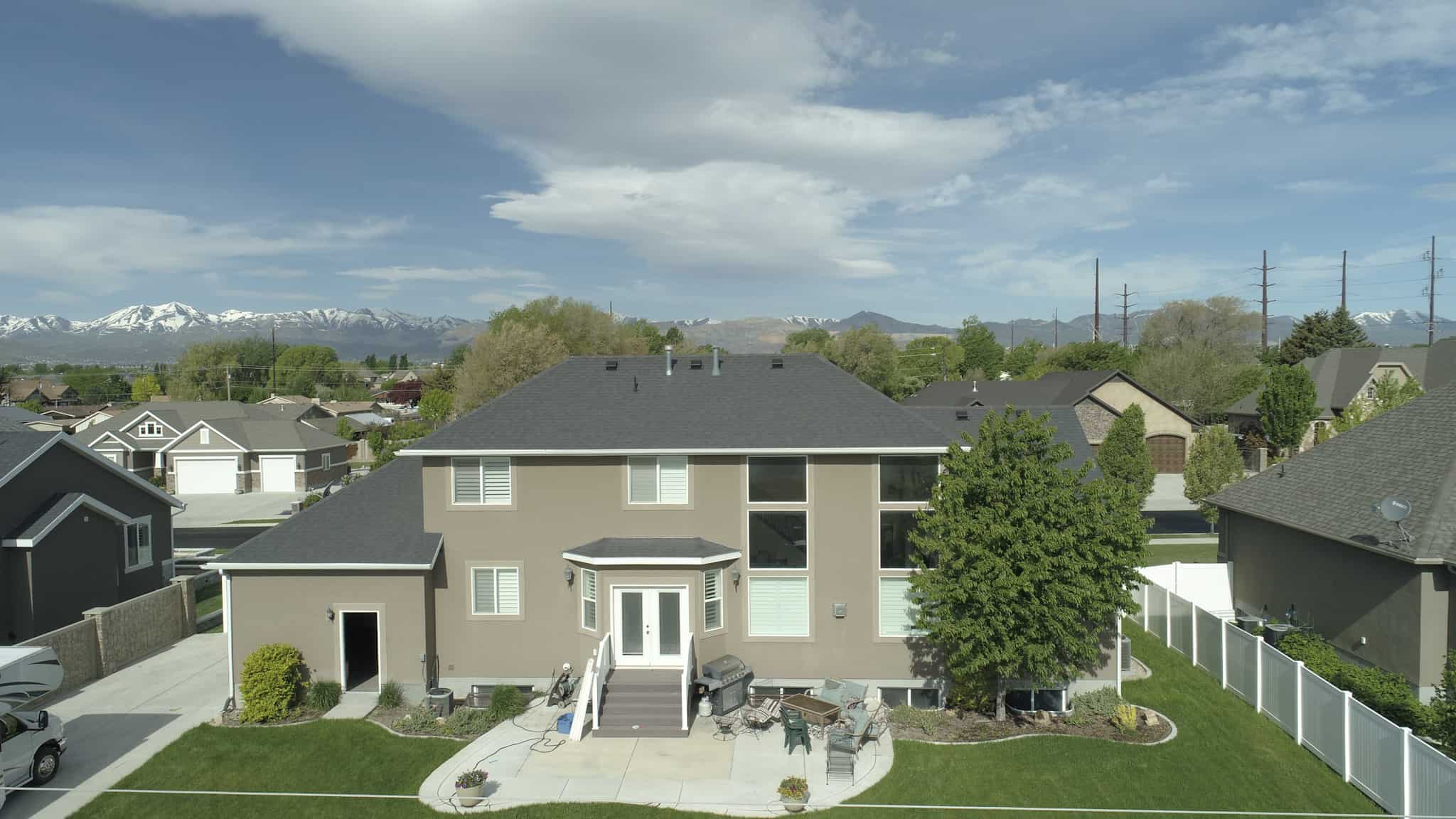 Rear View of this 4-Bedroom,2504 Sq Ft Plan -187-1211
