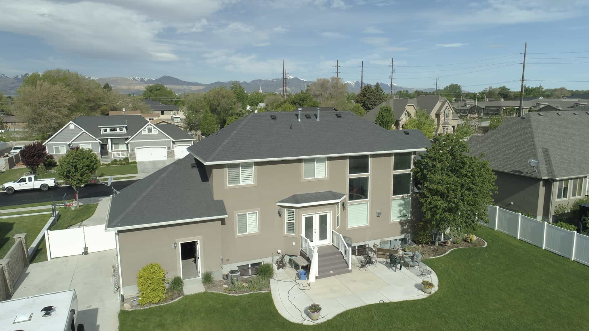 Rear View of this 4-Bedroom,2504 Sq Ft Plan -187-1211