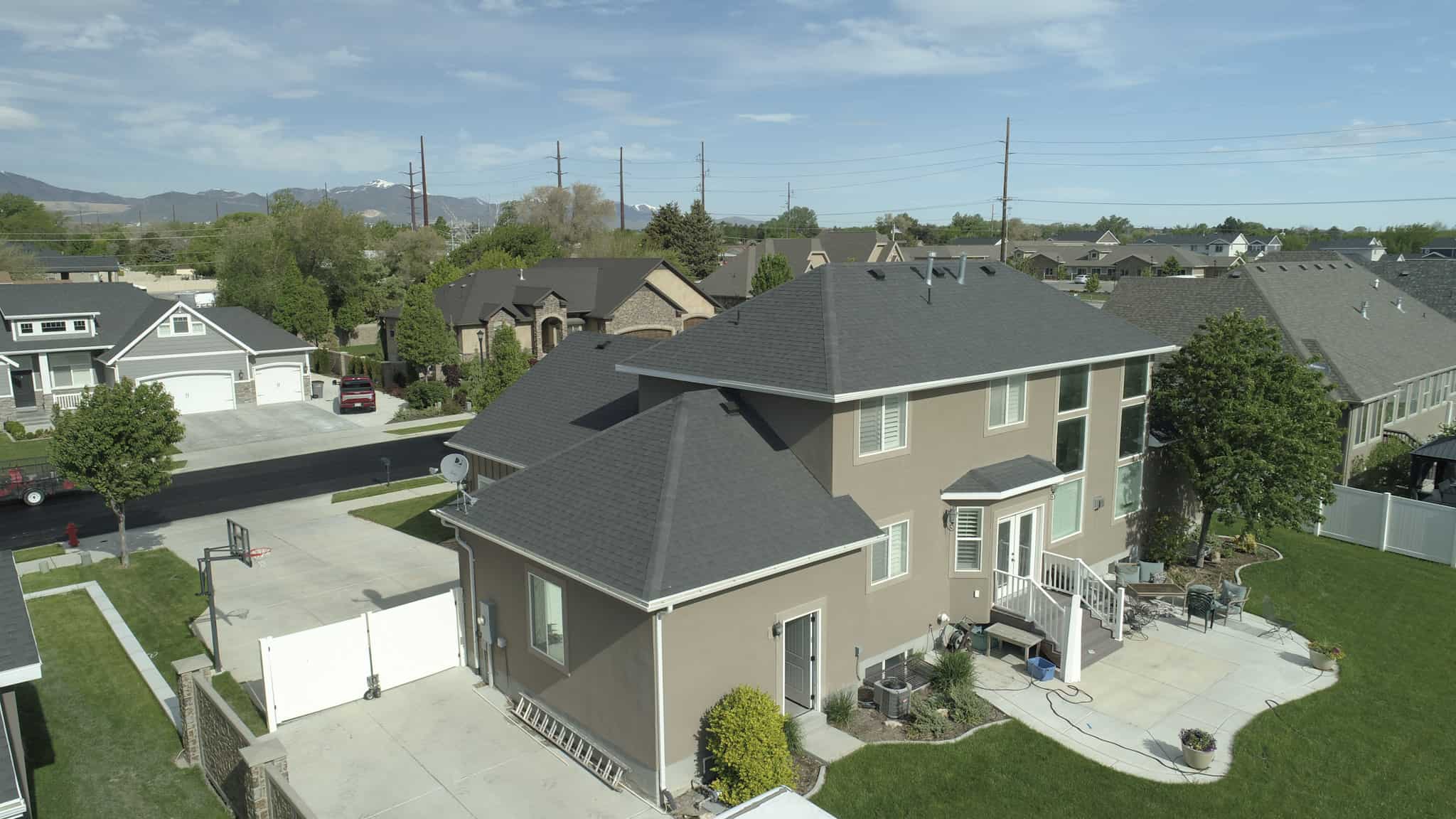 Rear View of this 4-Bedroom,2504 Sq Ft Plan -187-1211