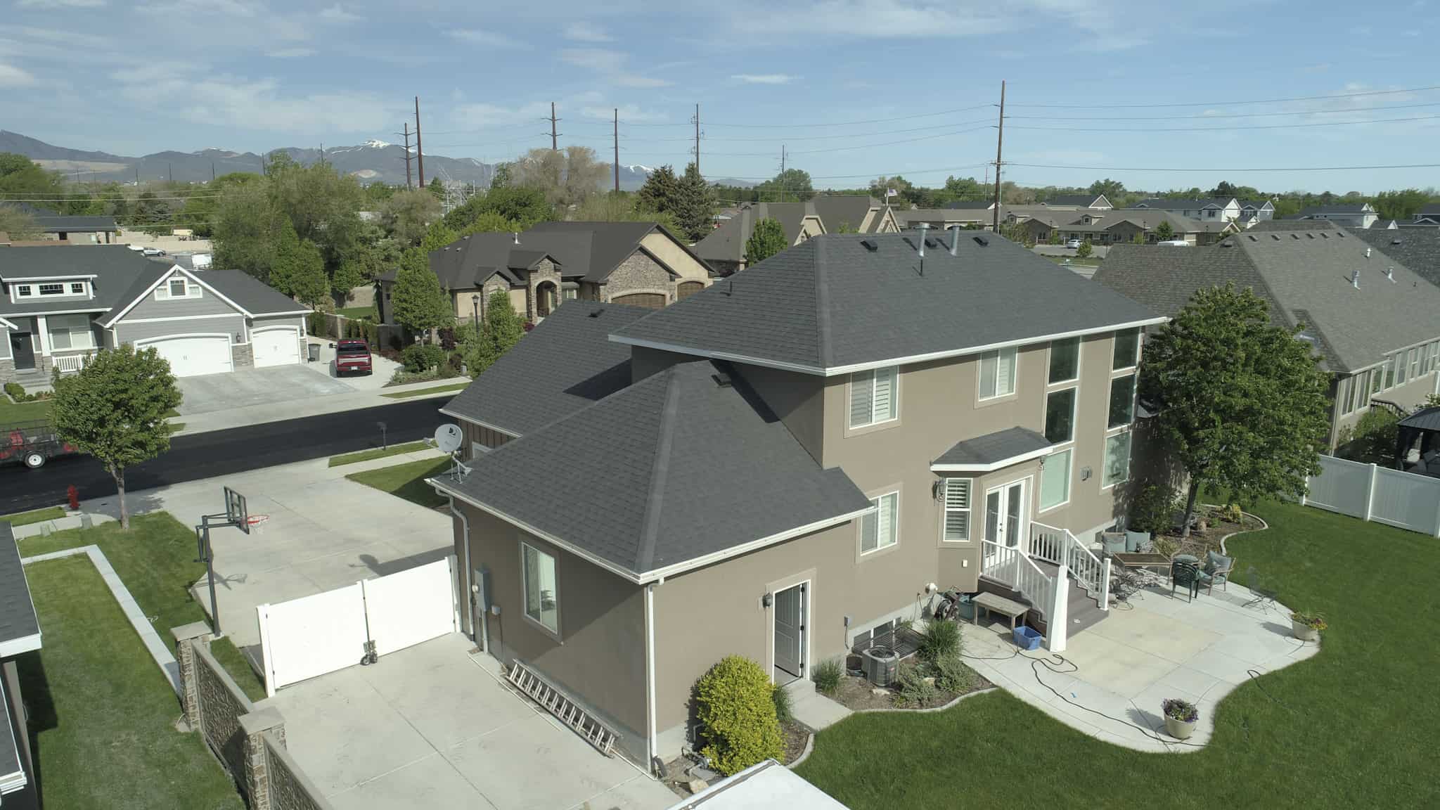 Rear View of this 4-Bedroom,2504 Sq Ft Plan -187-1211