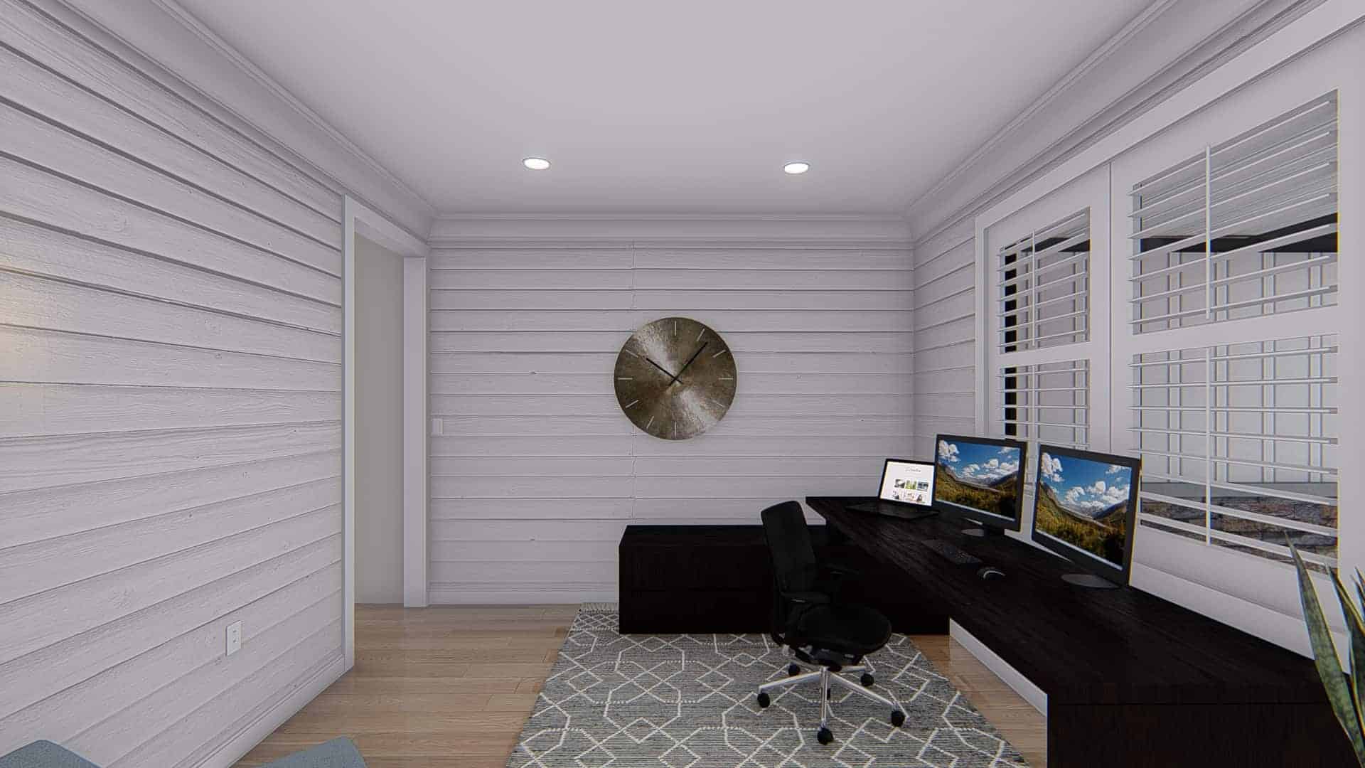 Home Office of this 4-Bedroom,2504 Sq Ft Plan -187-1211