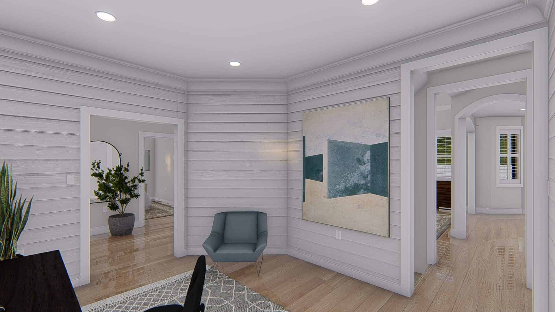 Home Office of this 4-Bedroom,2504 Sq Ft Plan -187-1211