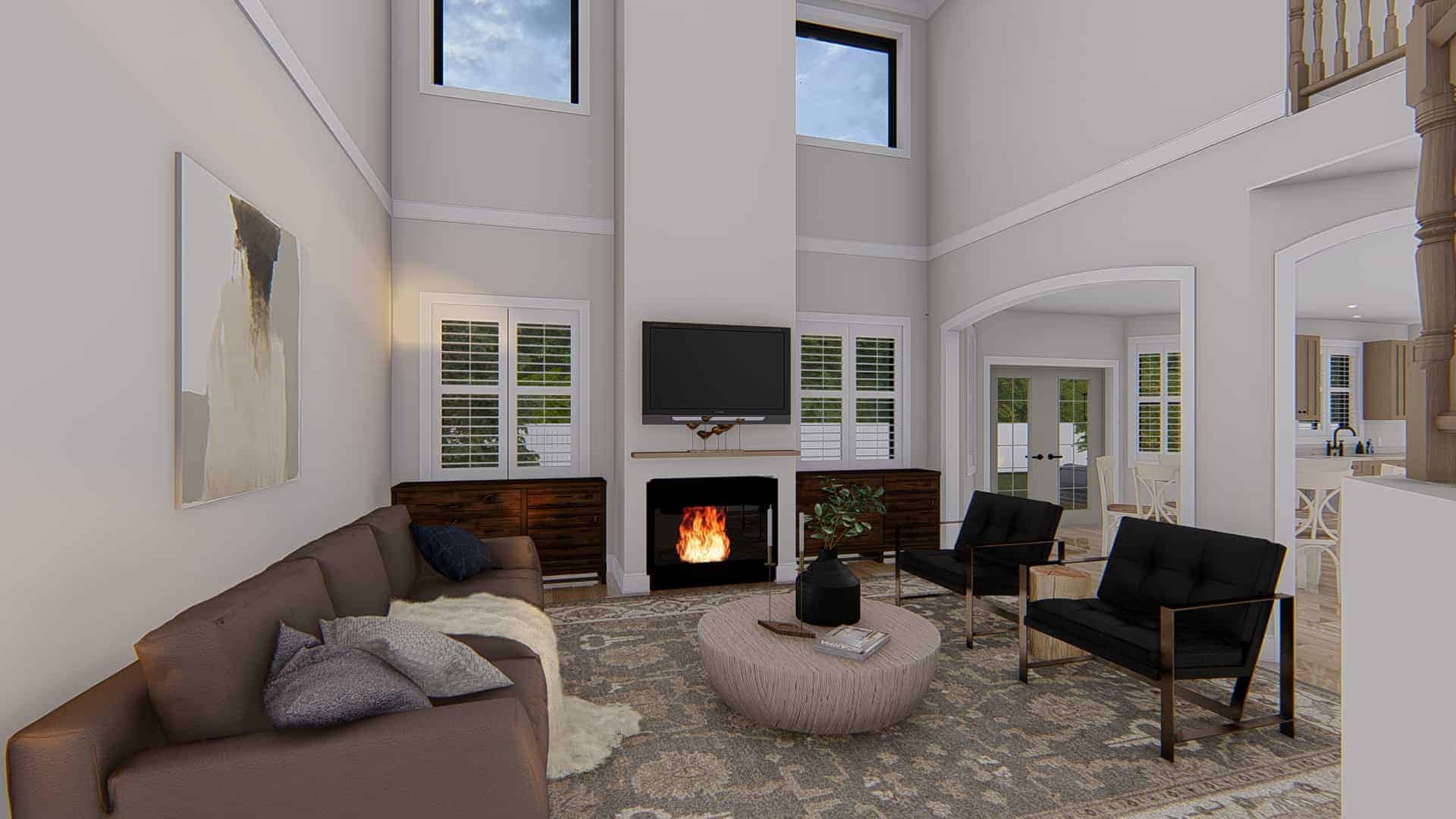 Family Room of this 4-Bedroom,2504 Sq Ft Plan -187-1211