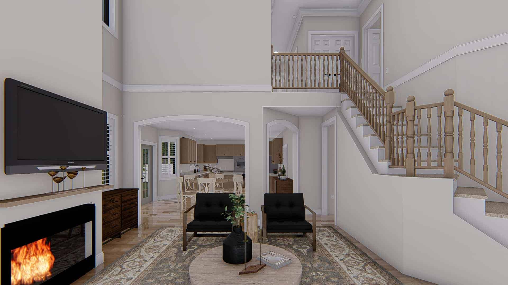 Family Room of this 4-Bedroom,2504 Sq Ft Plan -187-1211