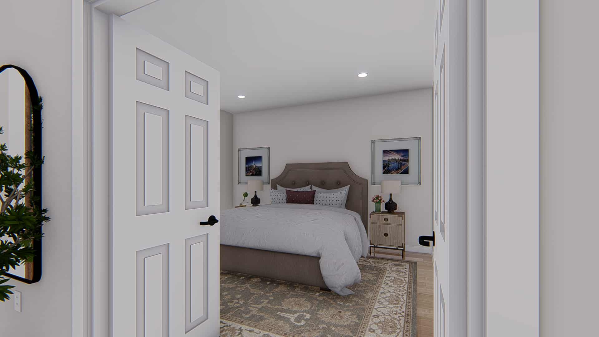 Master Bedroom of this 4-Bedroom,2504 Sq Ft Plan -187-1211
