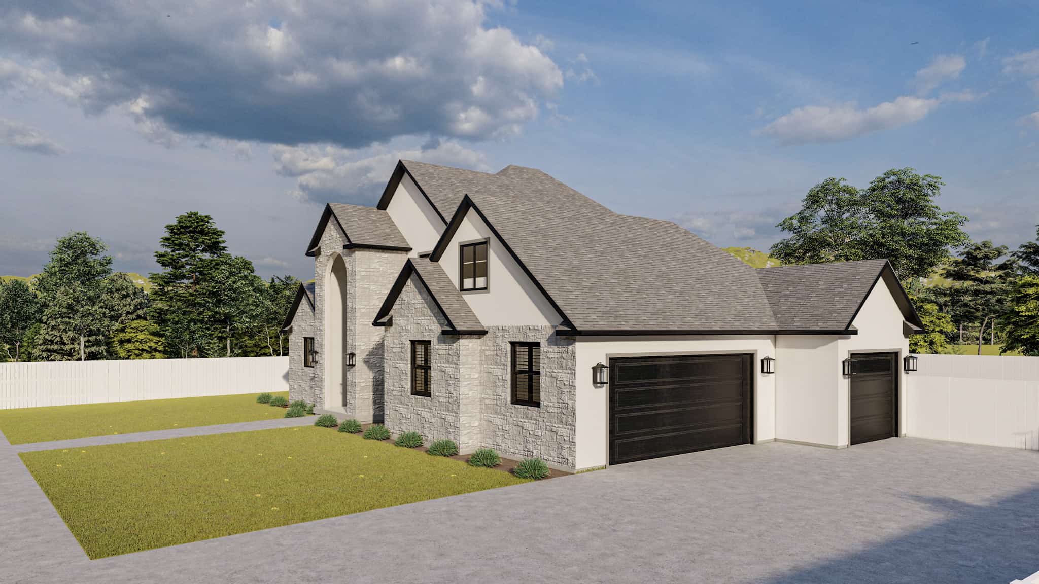 Right Side View of this 3-Bedroom,2575 Sq Ft Plan -187-1212