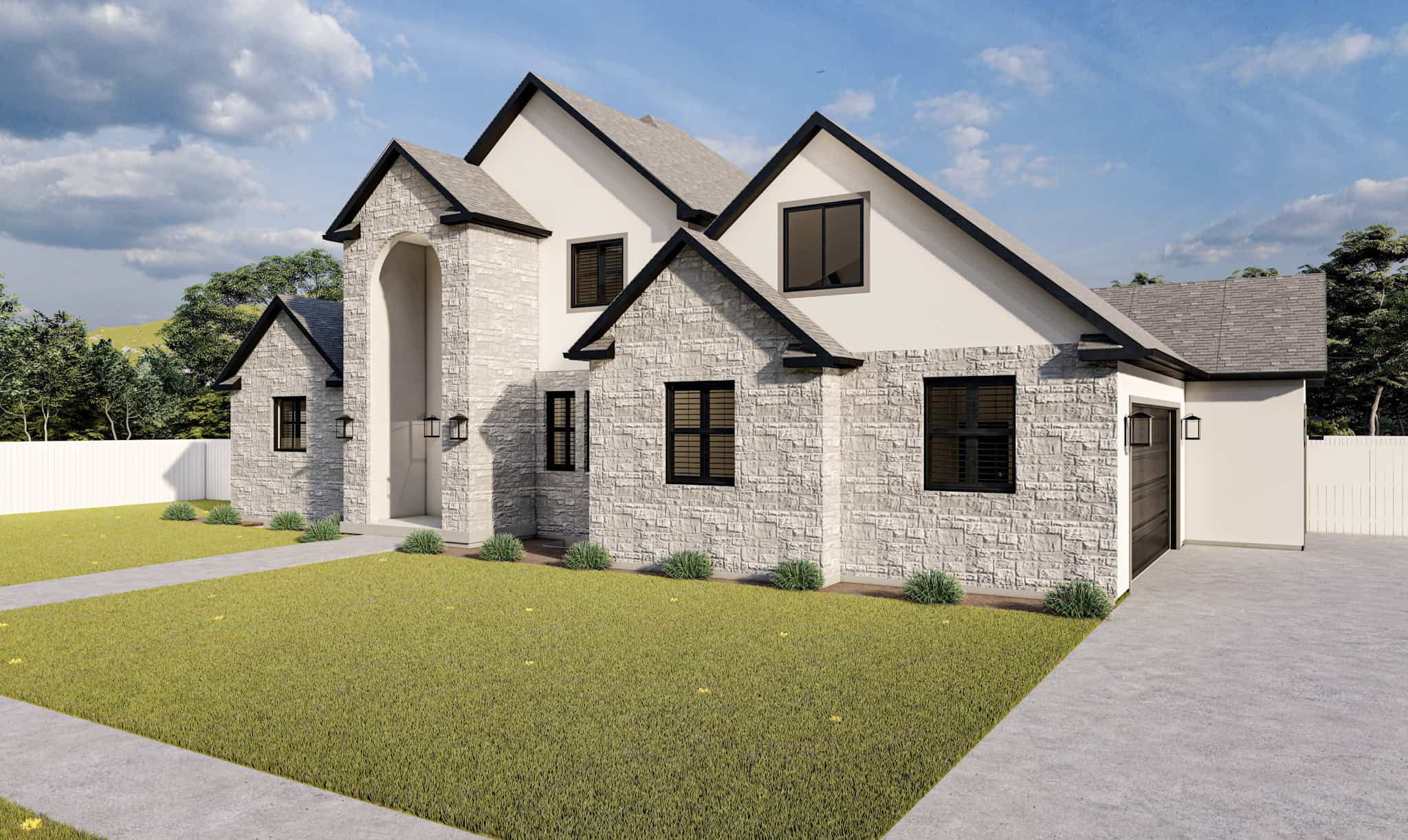 Front View of this 3-Bedroom,2575 Sq Ft Plan -187-1212